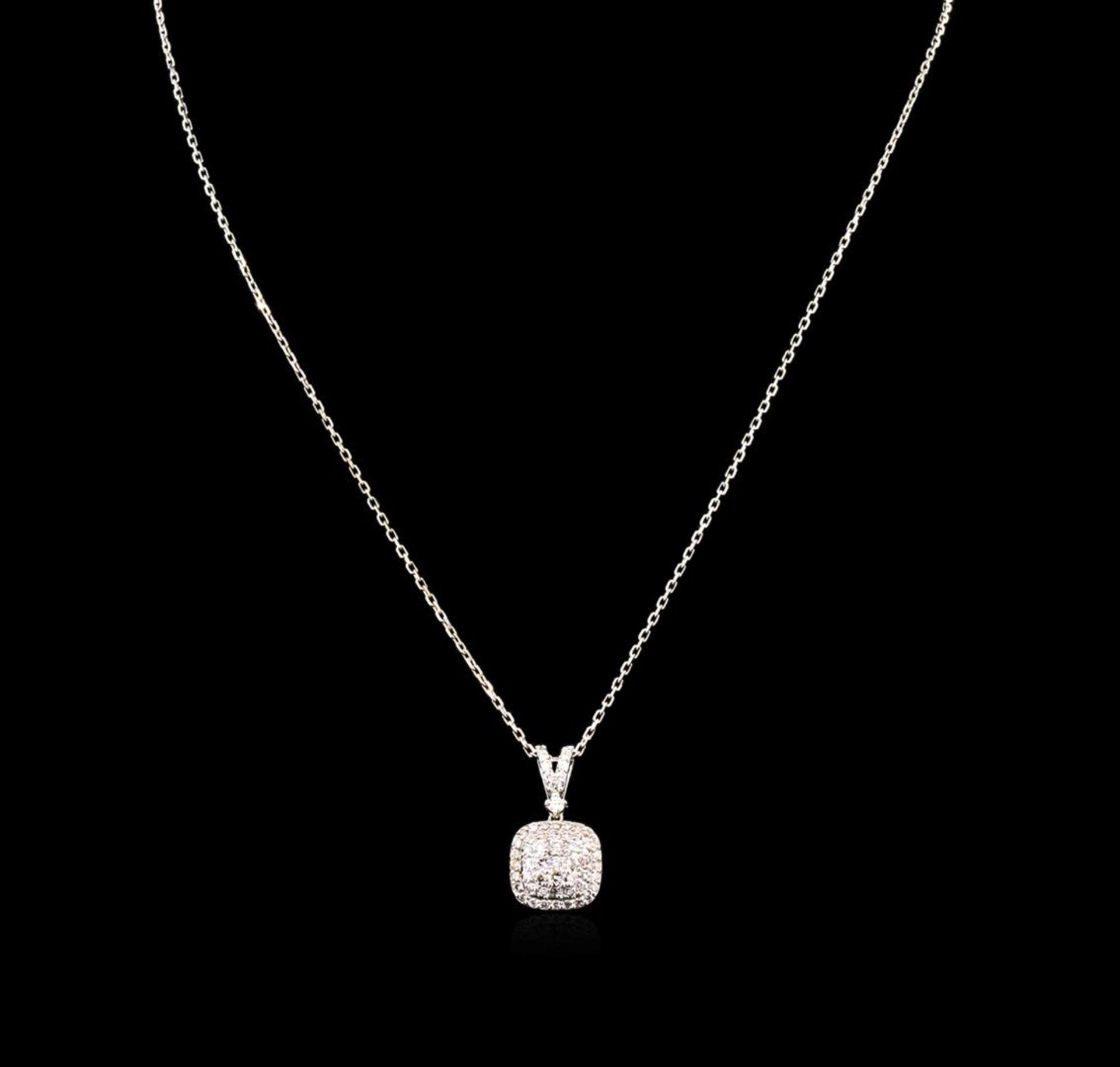 0.68 ctw Diamond Necklace - 14KT White Gold - Image 2 of 2