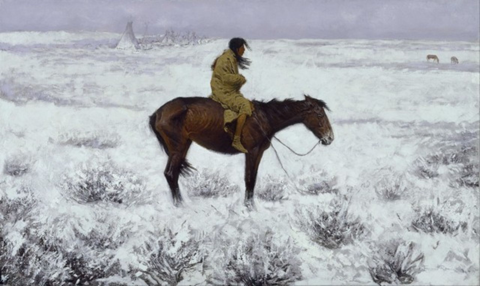 Frederic Sackrider Remington - The Herd Boy