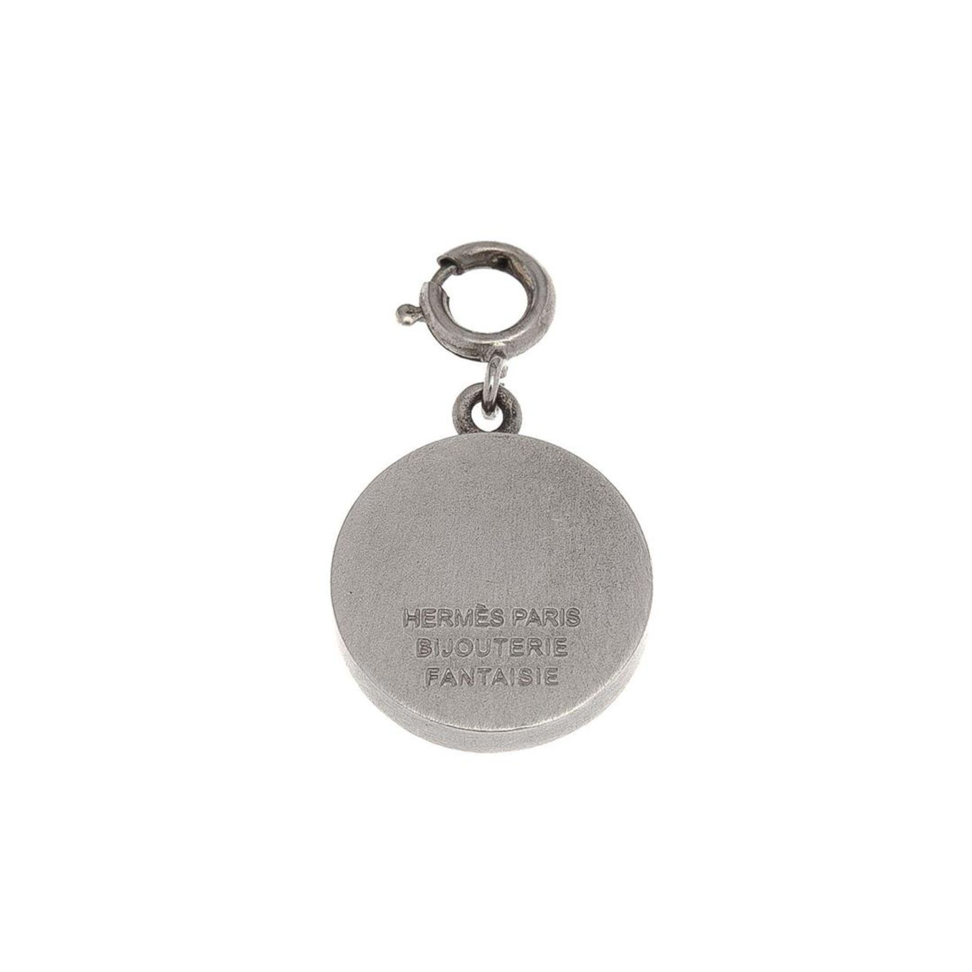 Hermes Silver Clou de Selle Pendant - Image 2 of 2