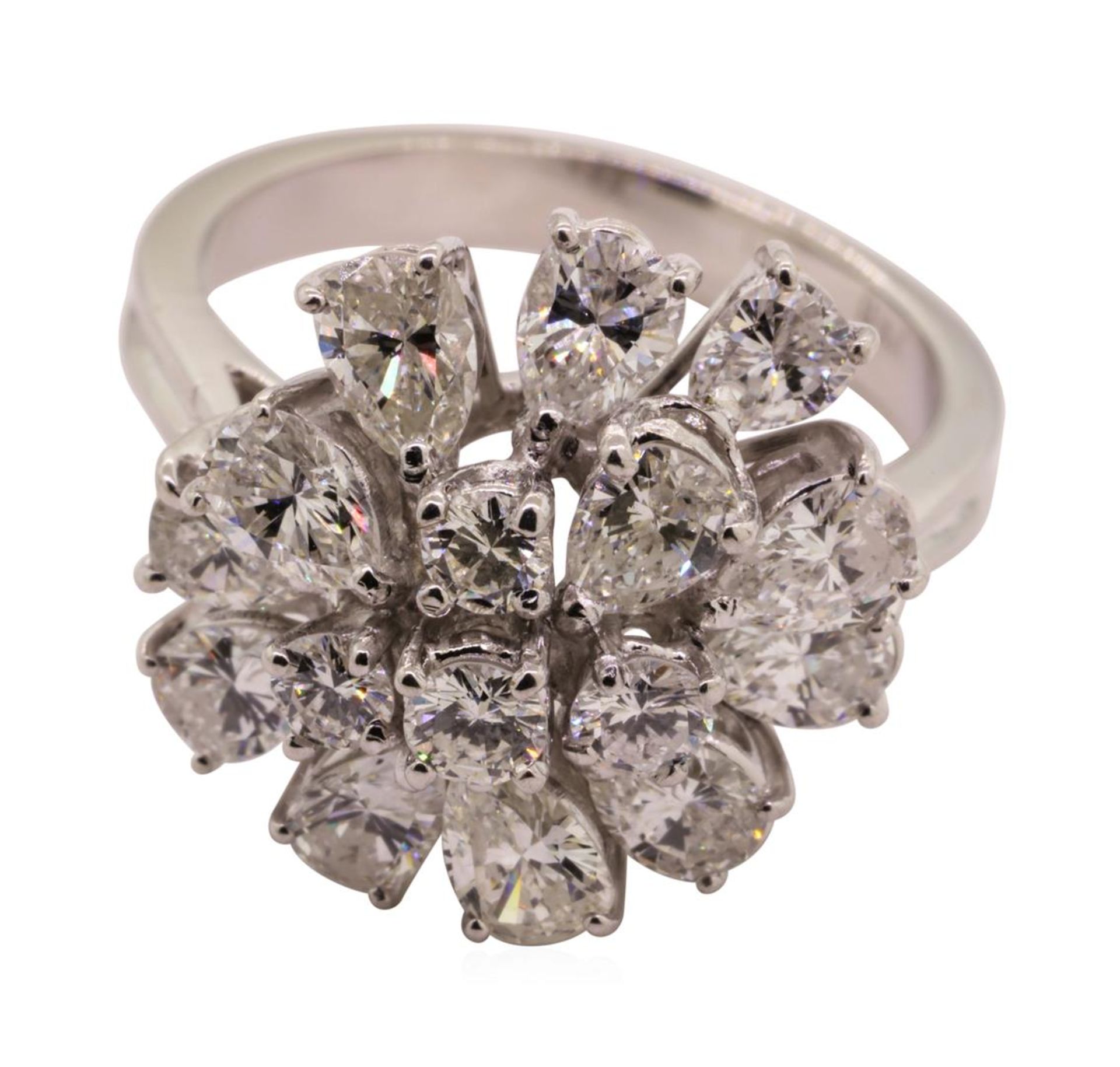 3.03 ctw Diamond Ring - 18KT White Gold - Image 2 of 5