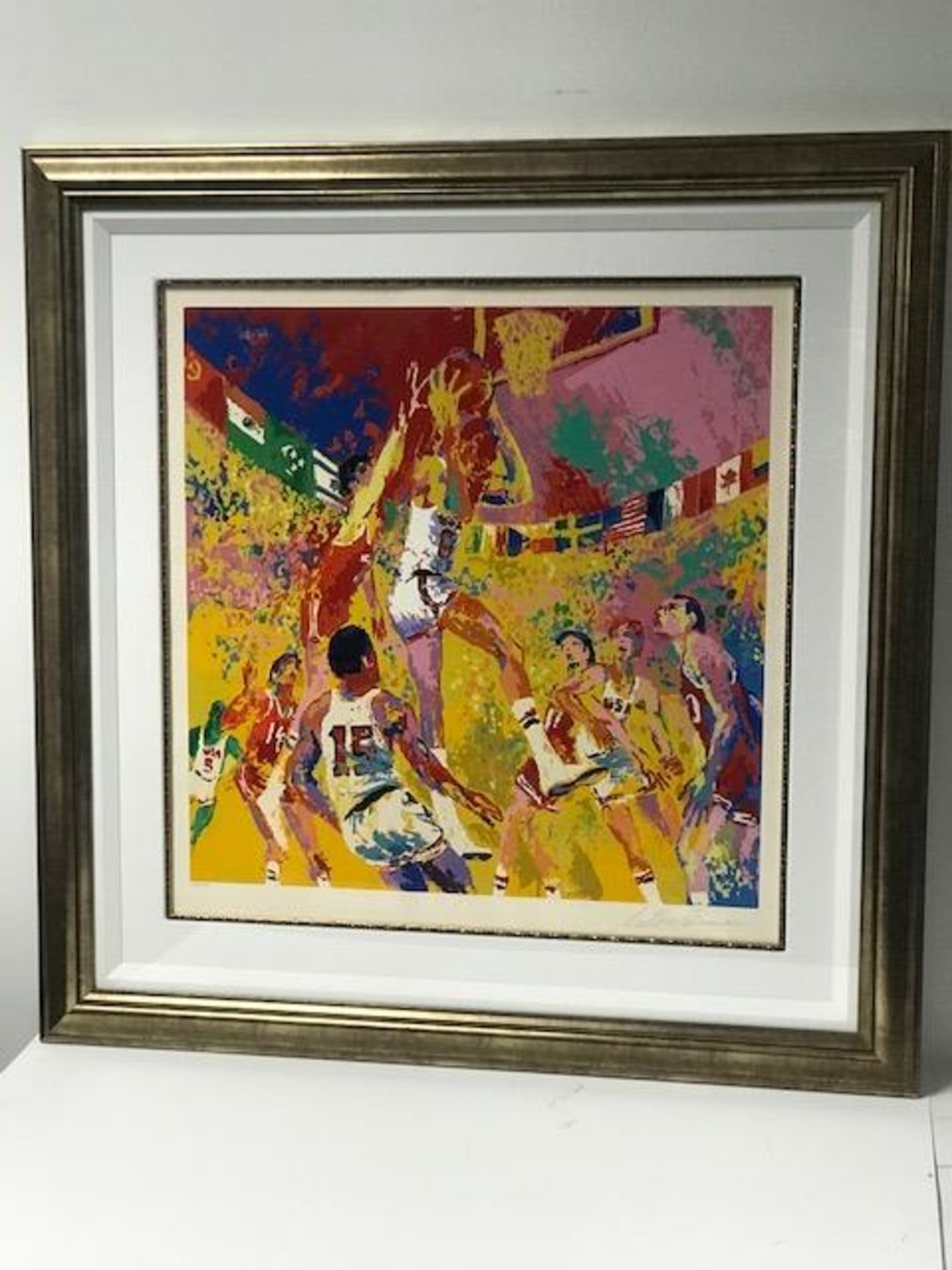 Olympic Basketball by LeRoy Neiman (1921-2012) - Image 3 of 3