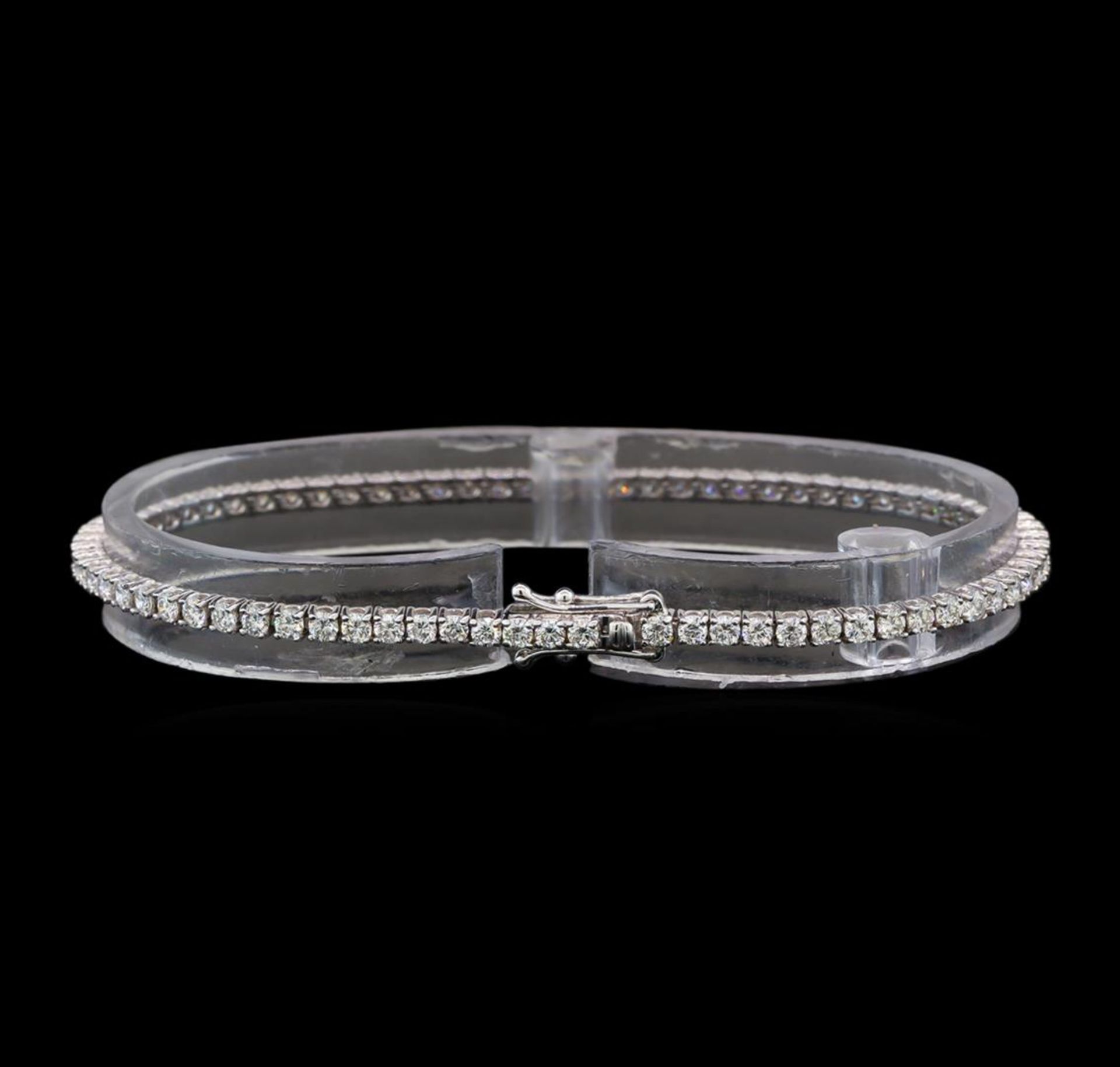 18KT White Gold 2.51 ctw Diamond Tennis Bracelet - Image 2 of 4