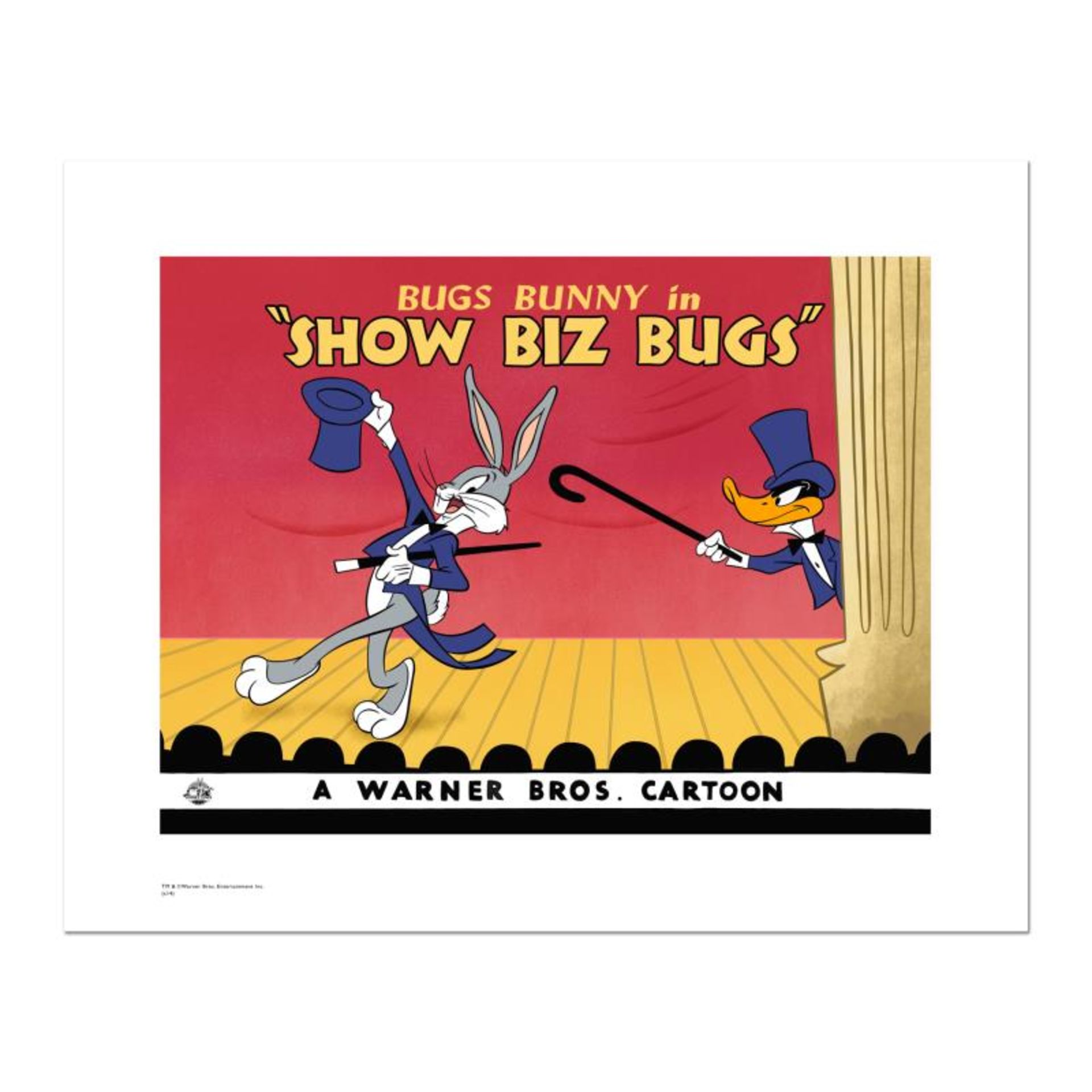 "Show Biz Bugs" Limited Edition Giclee from Warner Bros., Numbered with Hologram