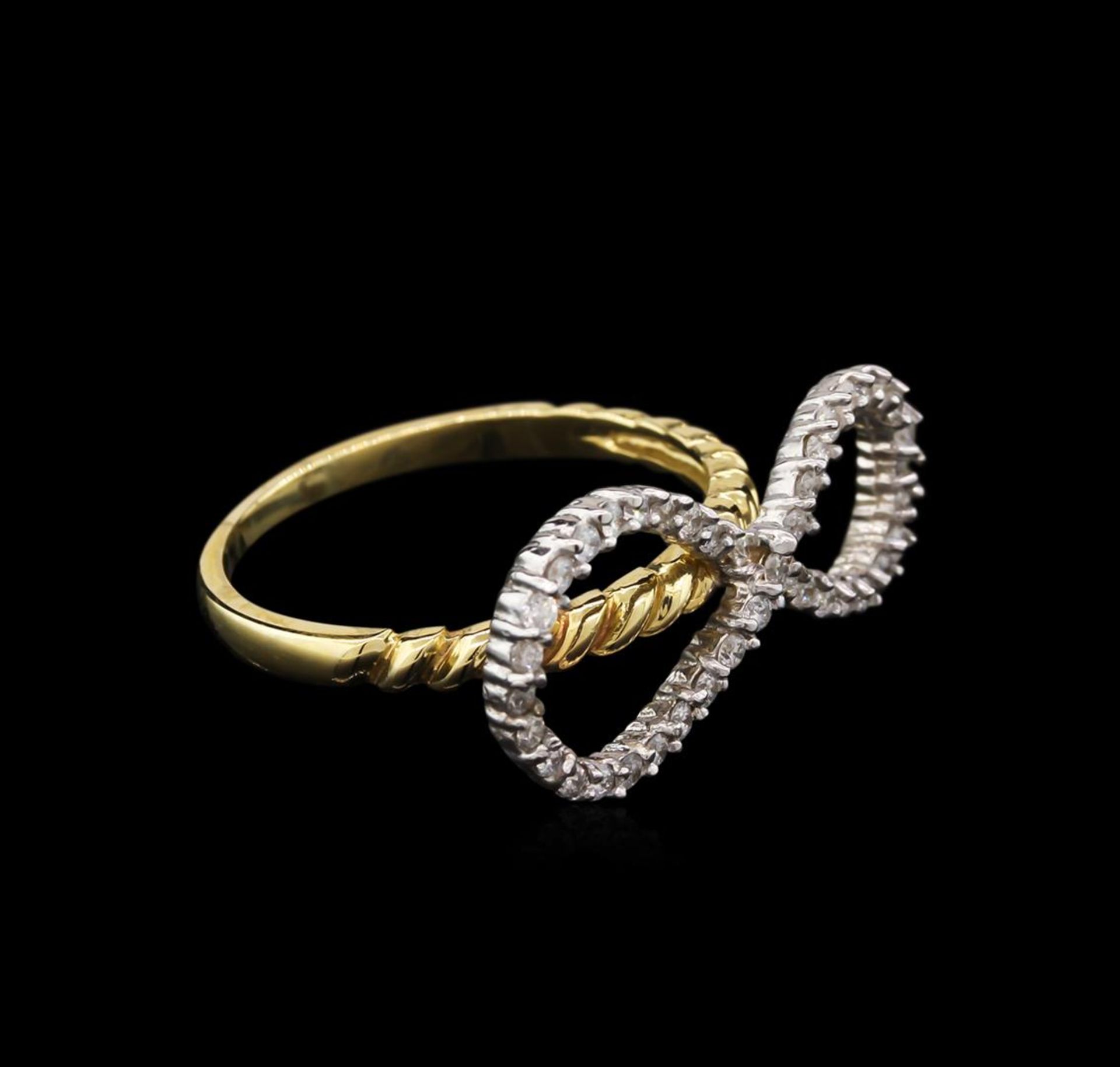 0.40 ctw Diamond Ring - 14KT Two-Tone Gold - Image 2 of 2