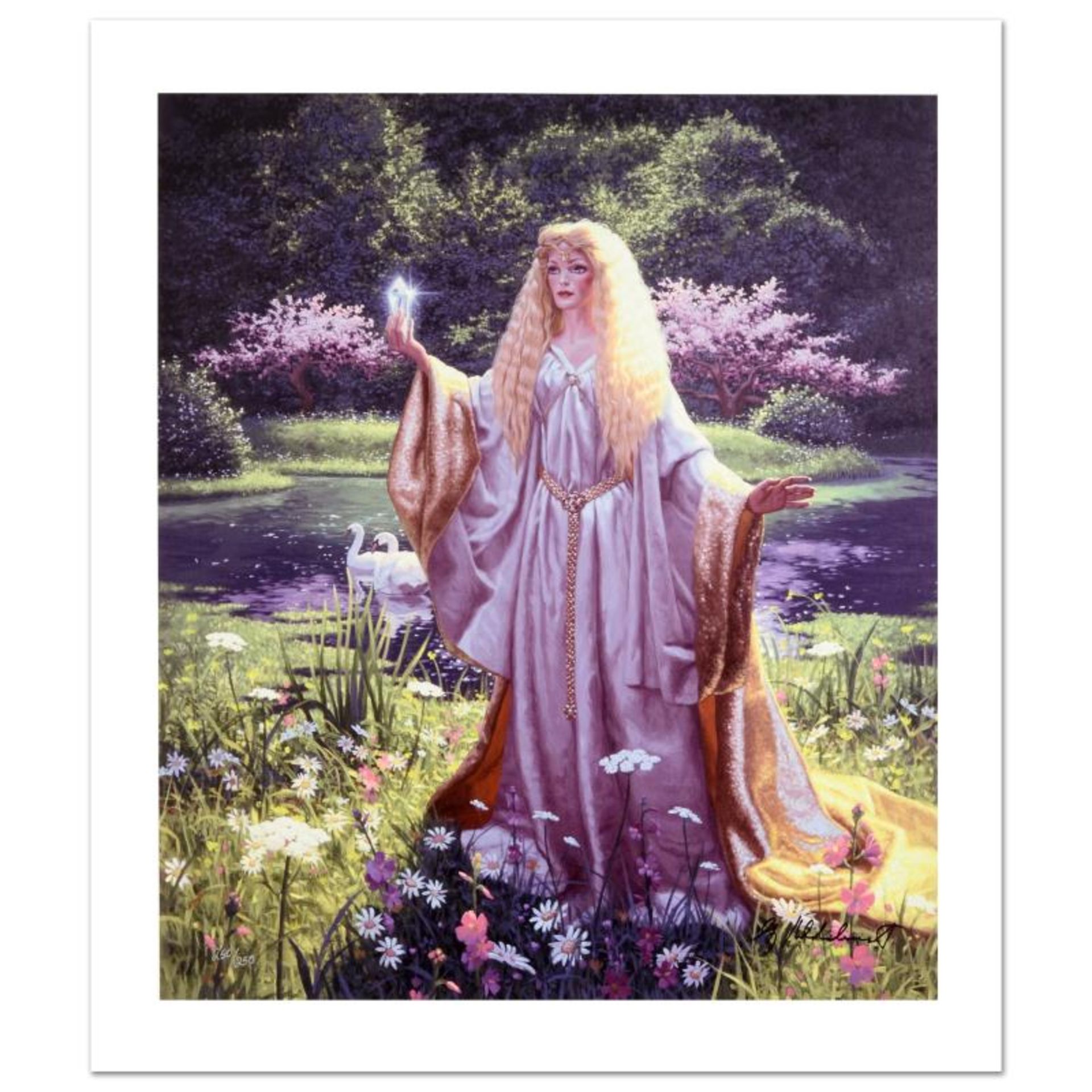 "The Gift Of Galadriel" Limited Edition Giclee on Canvas by Greg Hildebrandt. Nu
