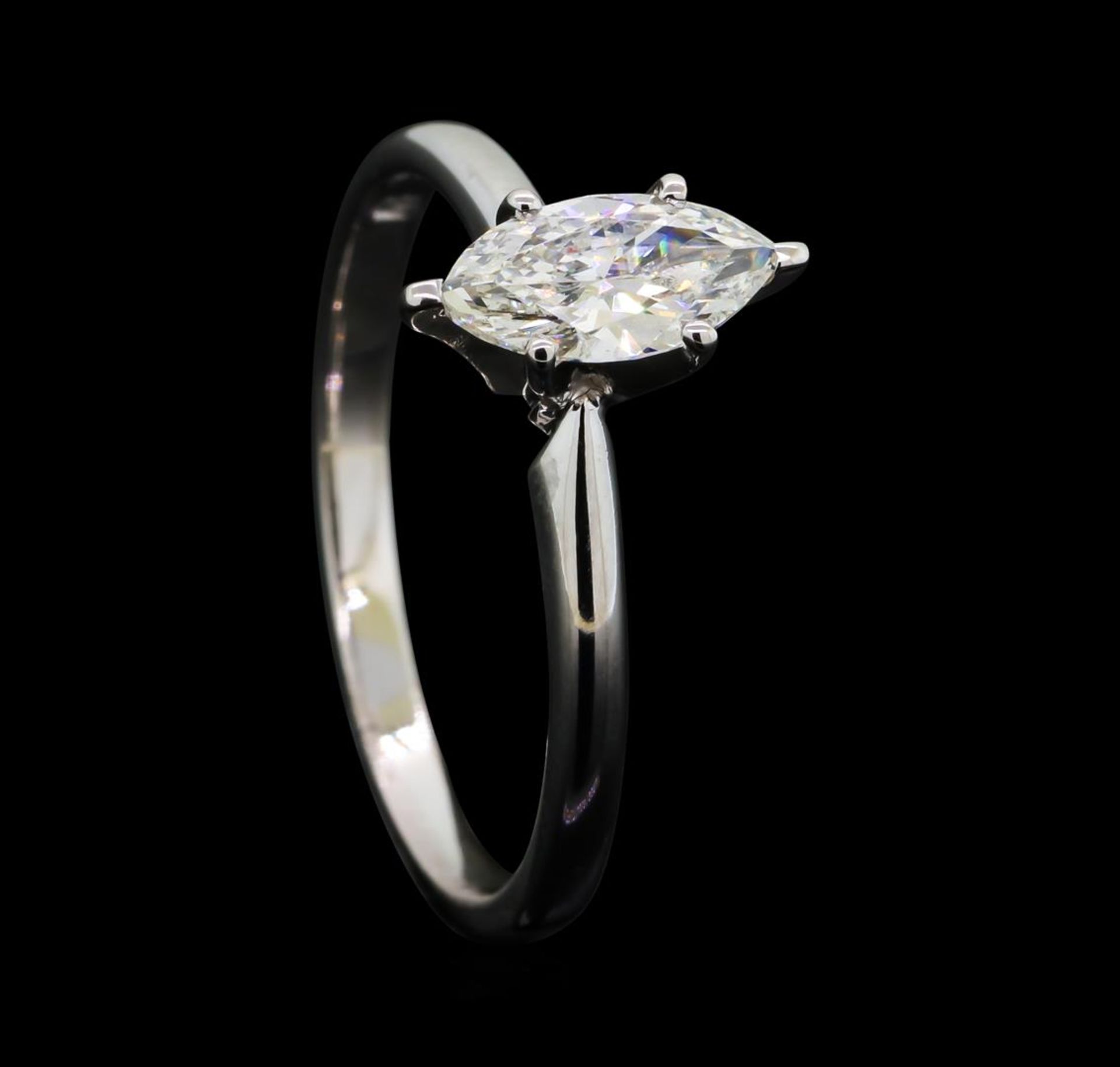 0.53 ctw Diamond Wedding Ring - 14KT White Gold - Image 4 of 5