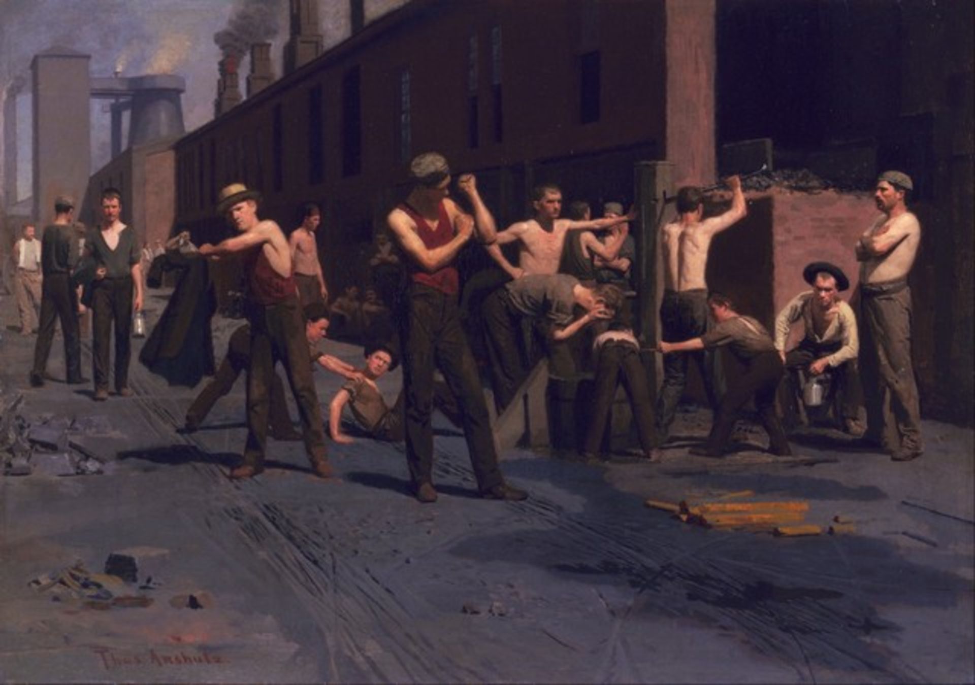 Thomas Anshutz - The Iron Workers