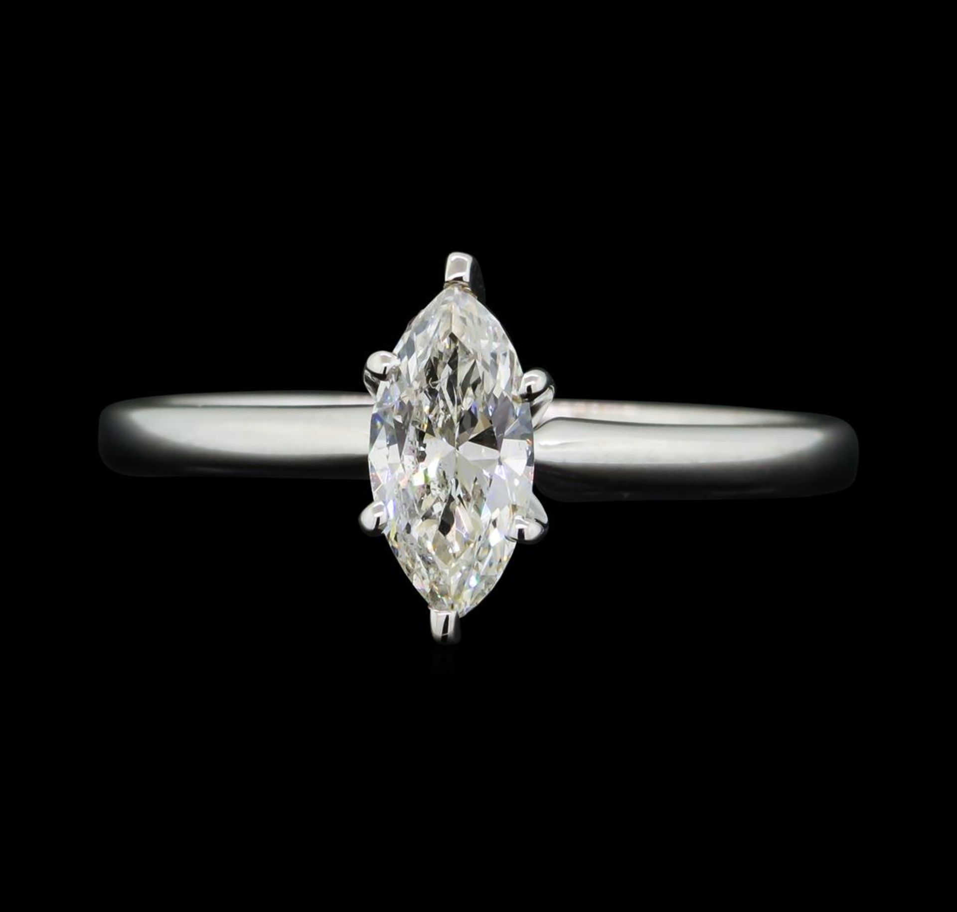 0.53 ctw Diamond Wedding Ring - 14KT White Gold - Image 2 of 5