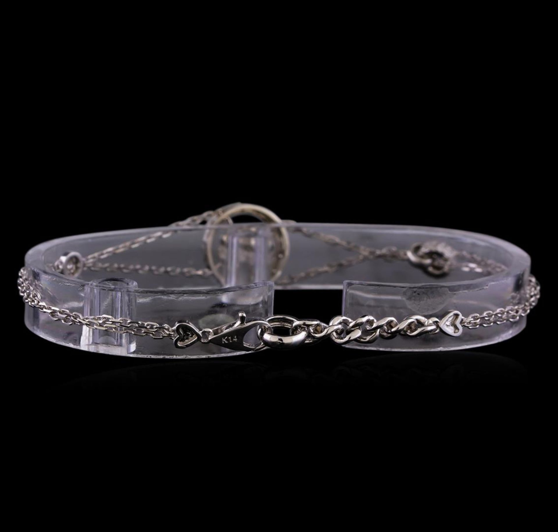 0.44 ctw Diamond Bracelet - 14KT White Gold - Image 2 of 2