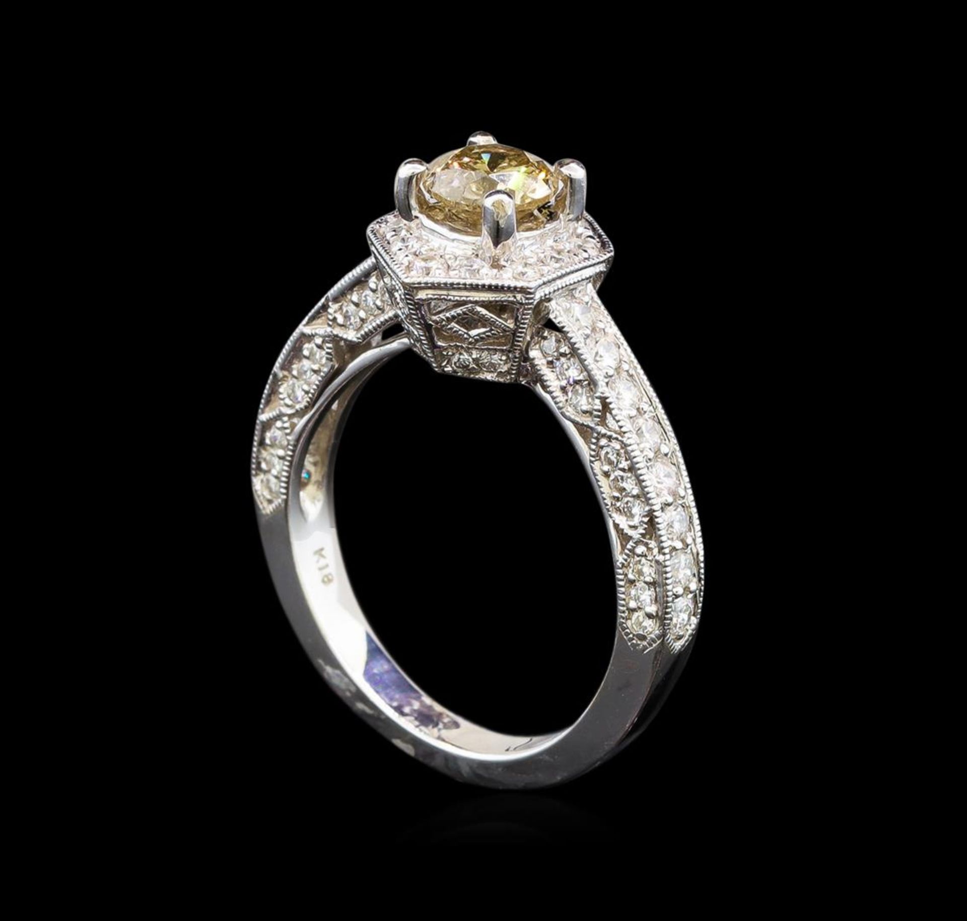 18KT White Gold 1.45 ctw Diamond Ring - Image 4 of 5