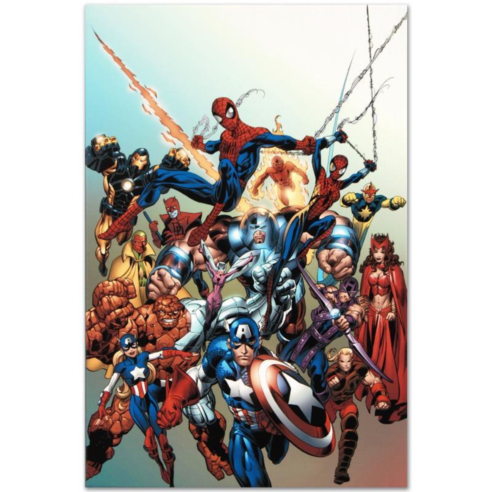 Marvel Comics "Last Hero Standing #1" Numbered Limited Edition Giclee on Canvas
