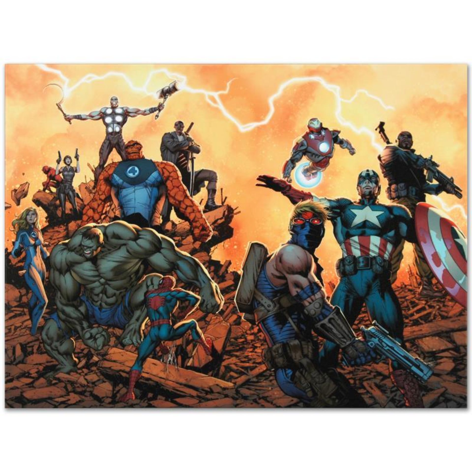 Marvel Comics "Ultimate Comics: Avengers #1" Numbered Limited Edition Giclee on
