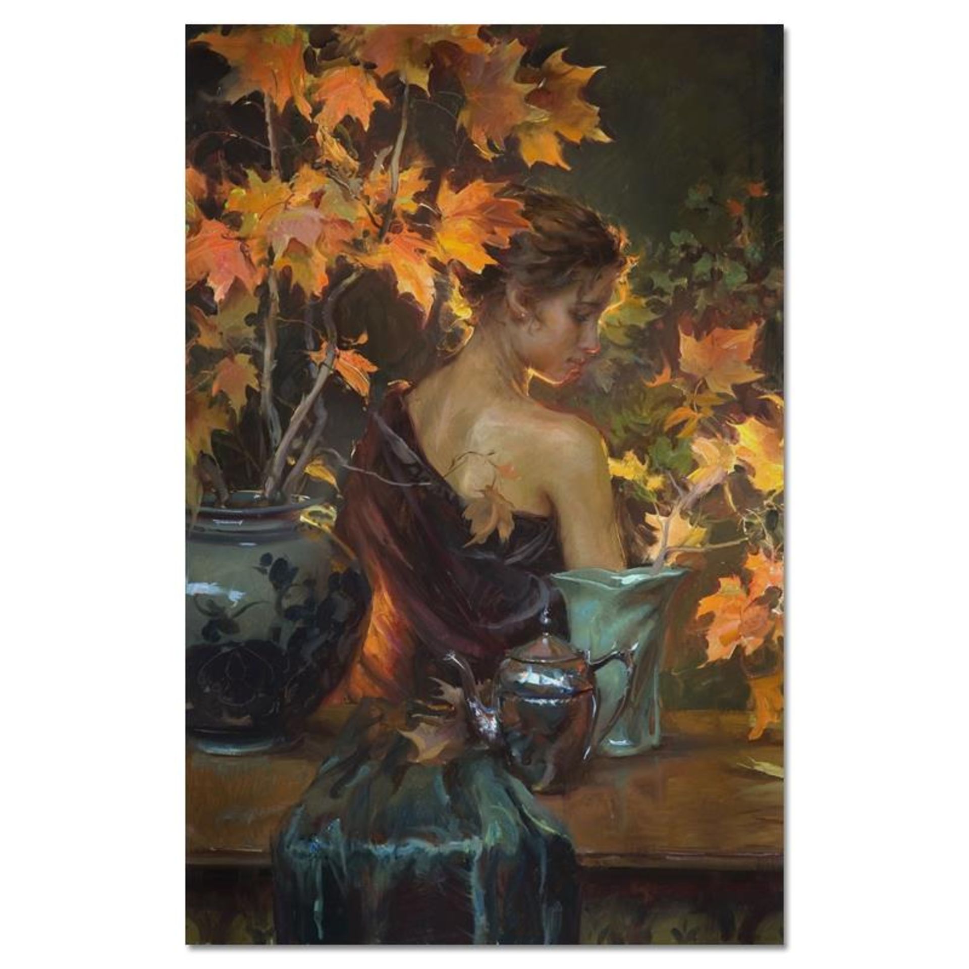 Dan Gerhartz, "October Glow" Limited Edition on Canvas, Numbered and Hand Signed
