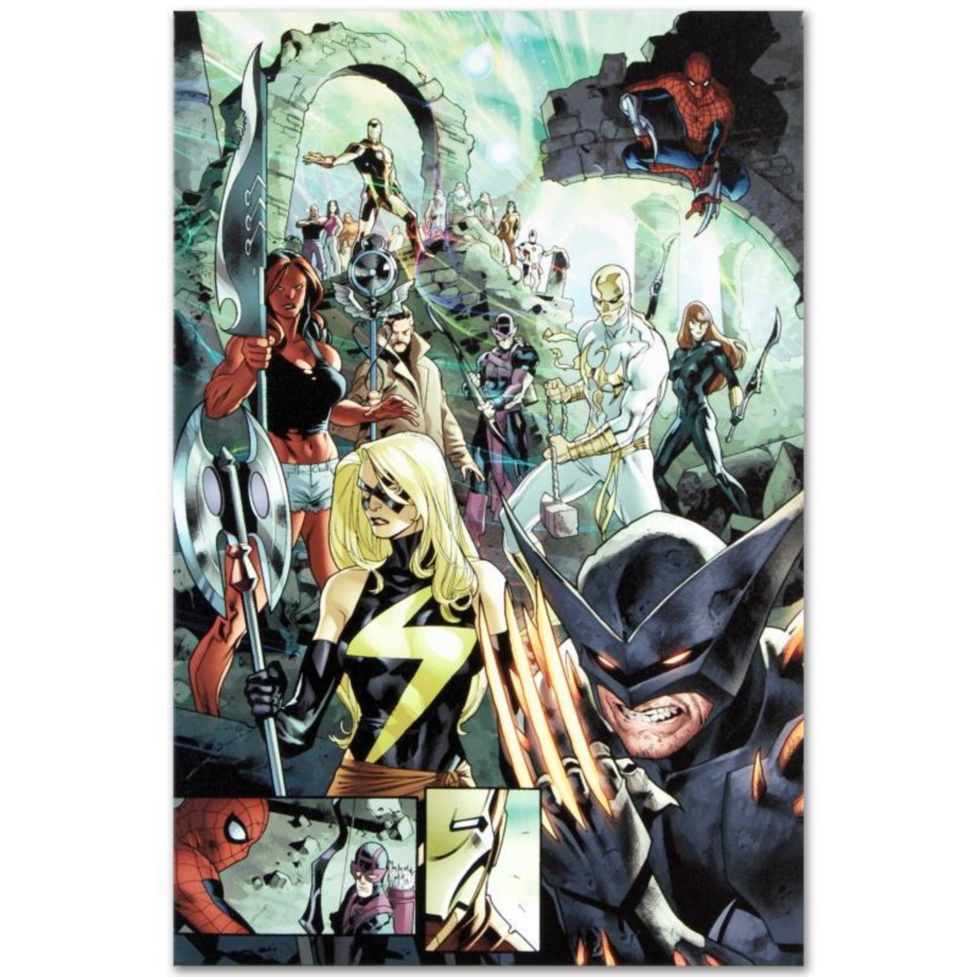 Marvel Comics "Fear Itself #7" Numbered Limited Edition Giclee on Canvas by Stua
