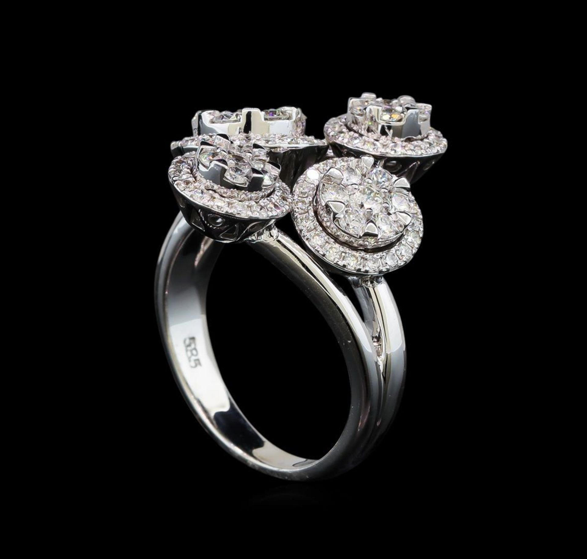 1.55 ctw Diamond Ring - 14KT White Gold - Image 4 of 6