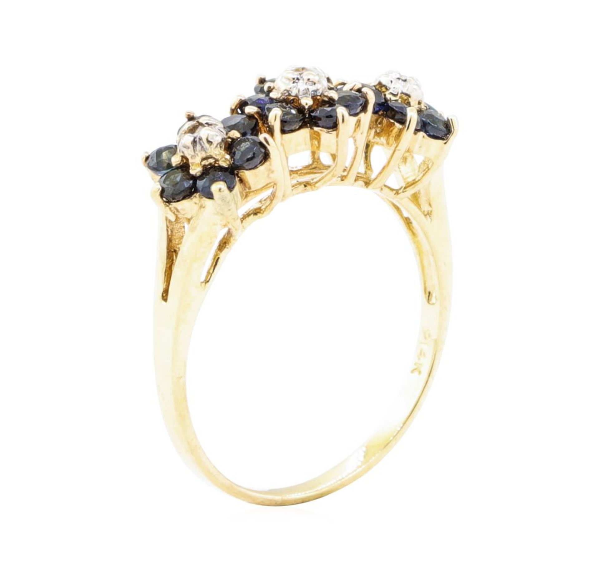 1.05ctw Sapphire and Diamond Ring - 14KT Yellow Gold - Image 4 of 4