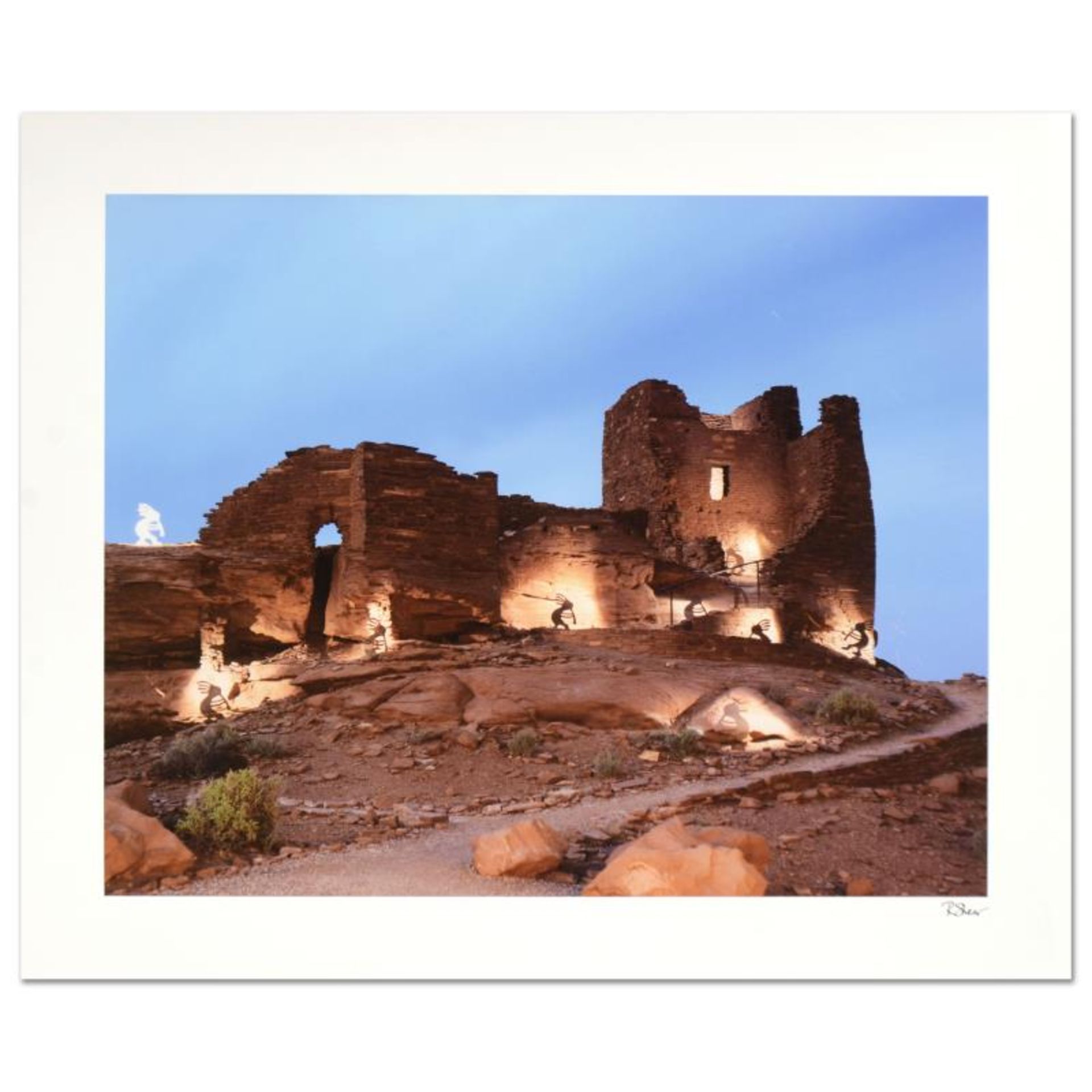 Robert Sheer, "White Kokopelli" Limited Edition Single Exposure Photograph, Numb