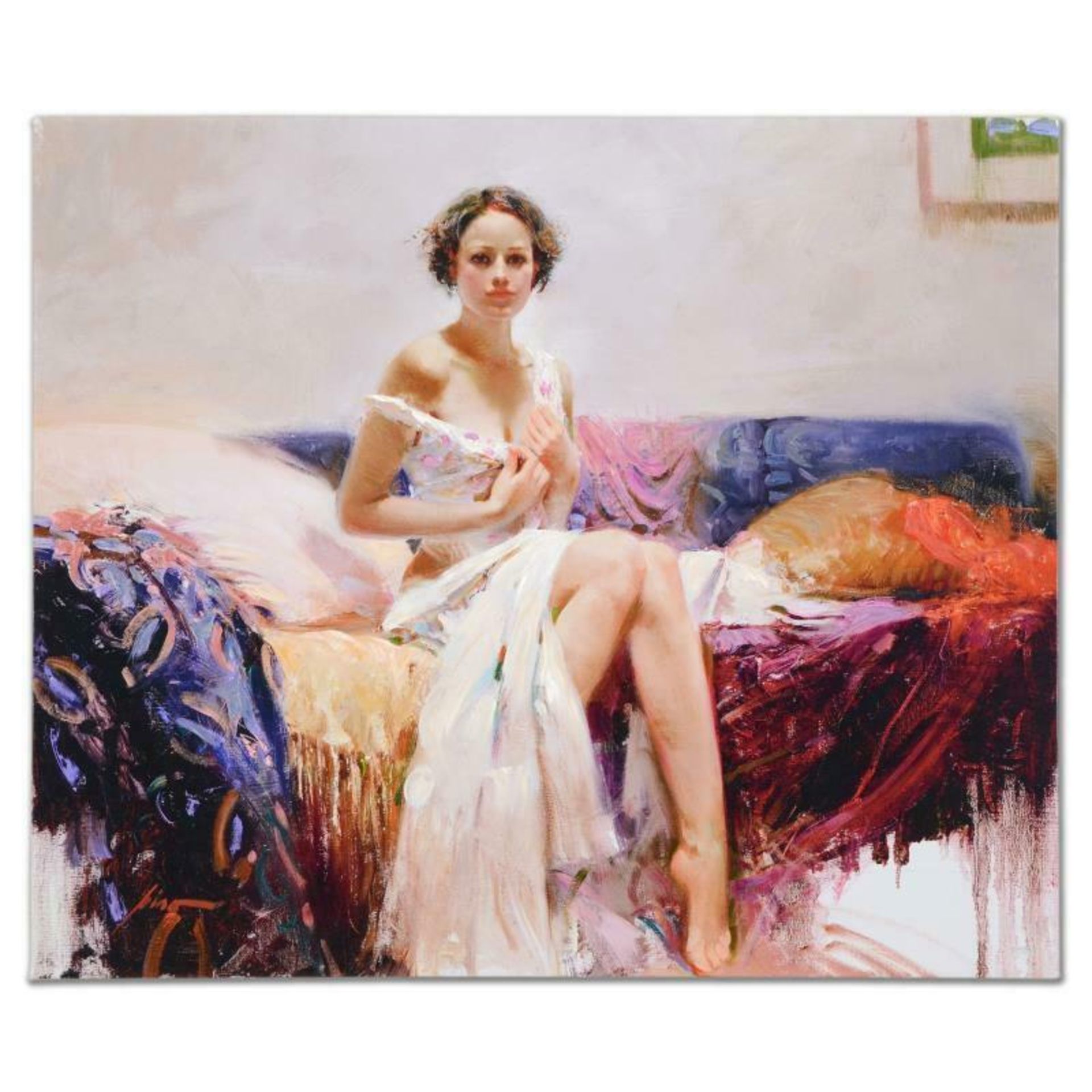 Pino (1939-2010), "Sweet Sensation" Artist Embellished Limited Edition on Canvas