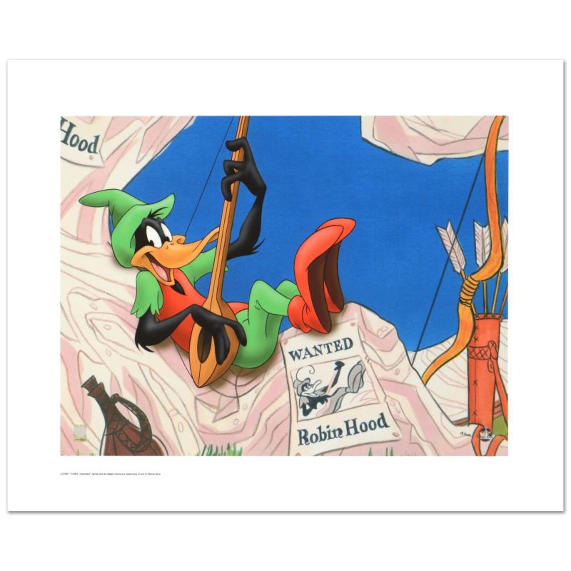 "Robin Hood Daffy" Limited Edition Giclee from Warner Bros., Numbered with Holog