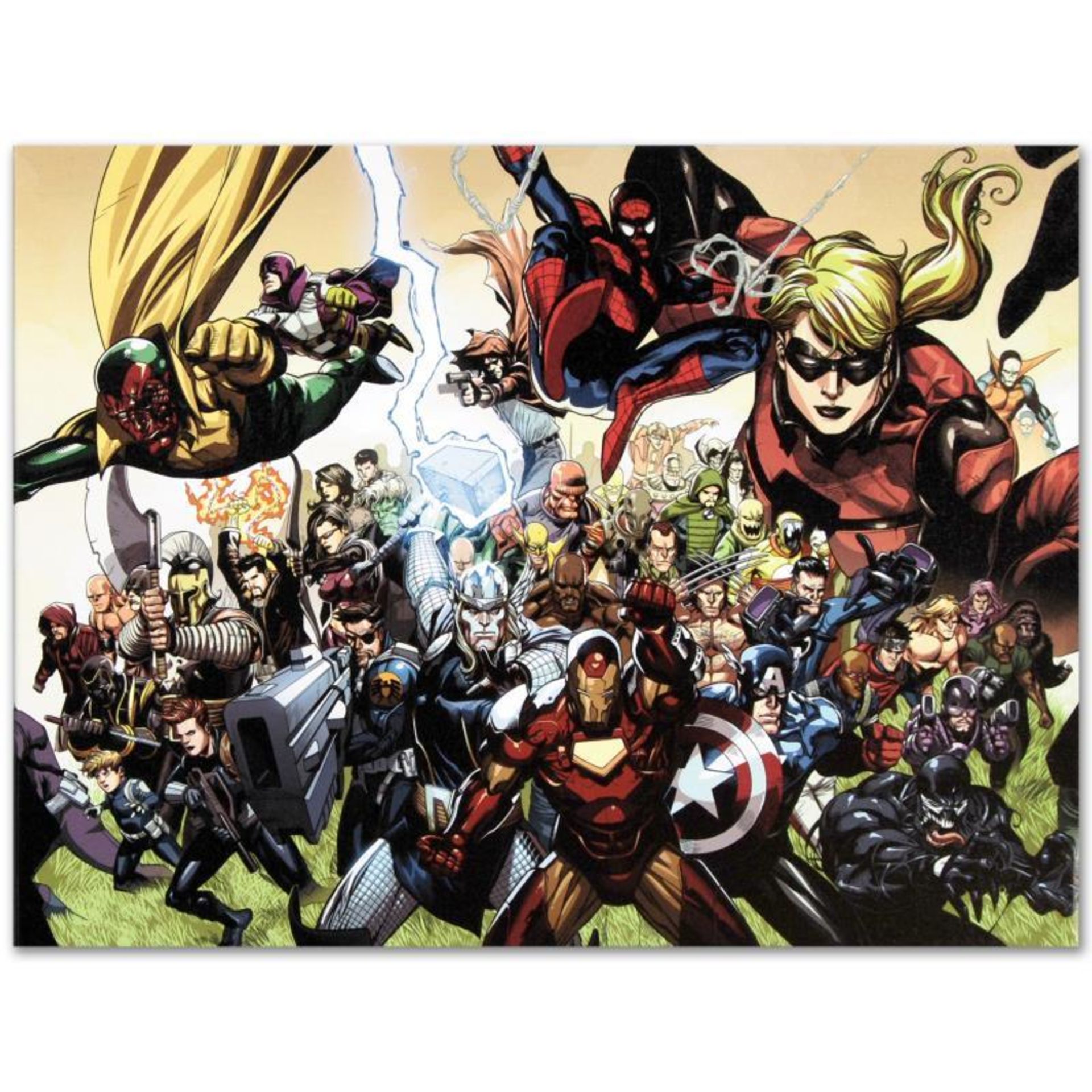 Marvel Comics "Secret Invasion #6" Numbered Limited Edition Giclee on Canvas by