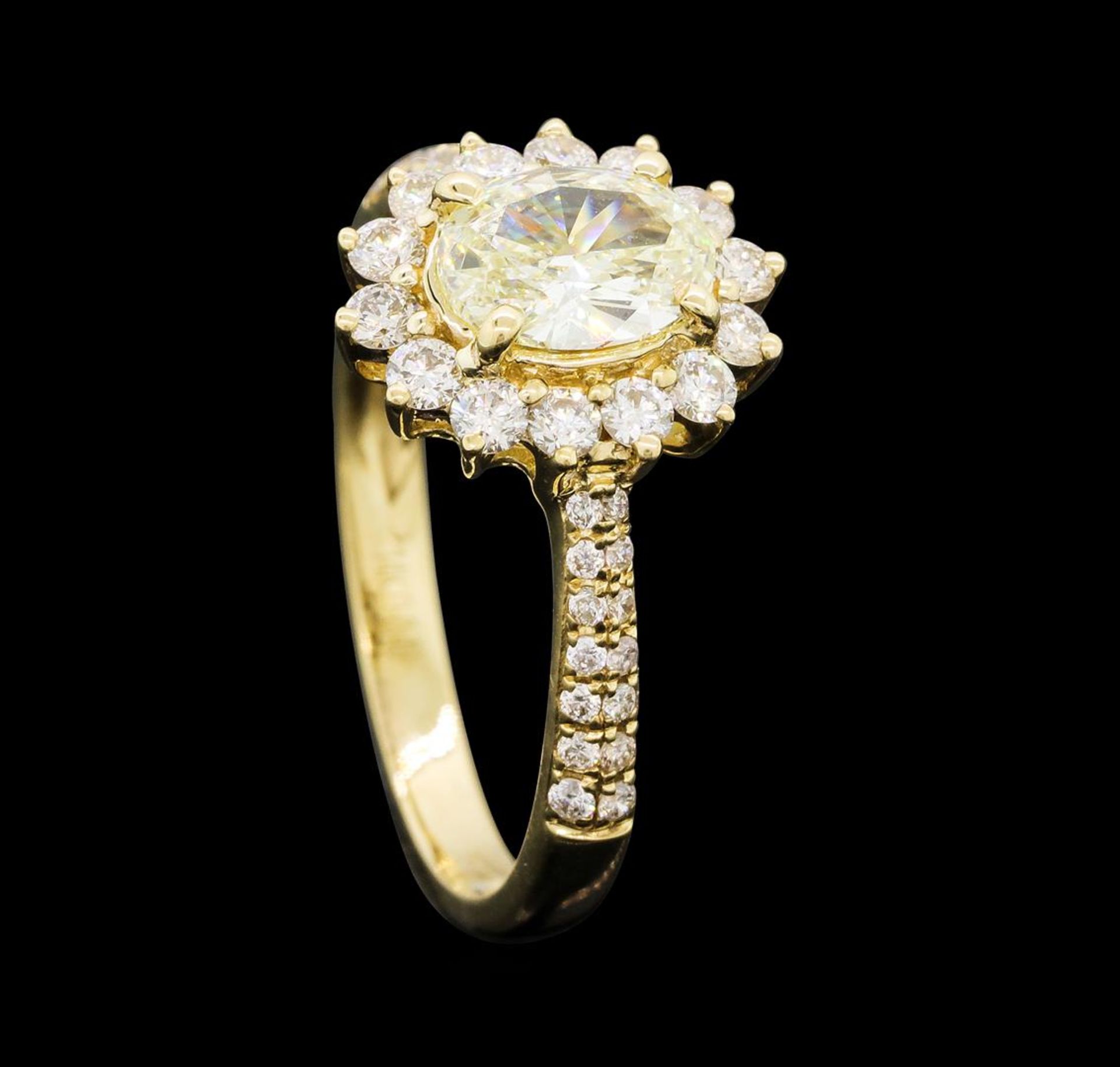 1.20 ctw Diamond Ring - 14KT Yellow Gold - Image 4 of 5