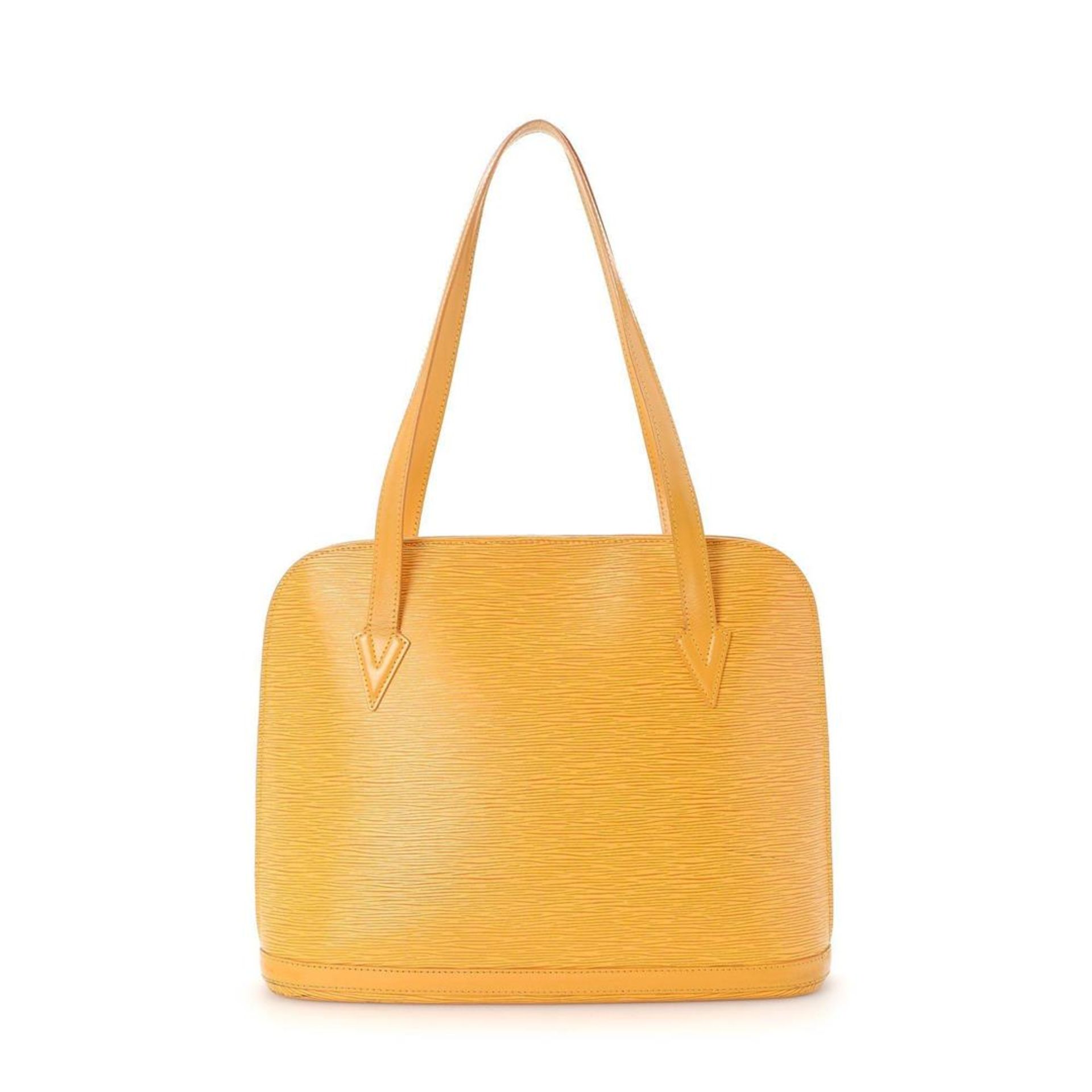 Louis Vuitton Yellow Lussac Tote Bag