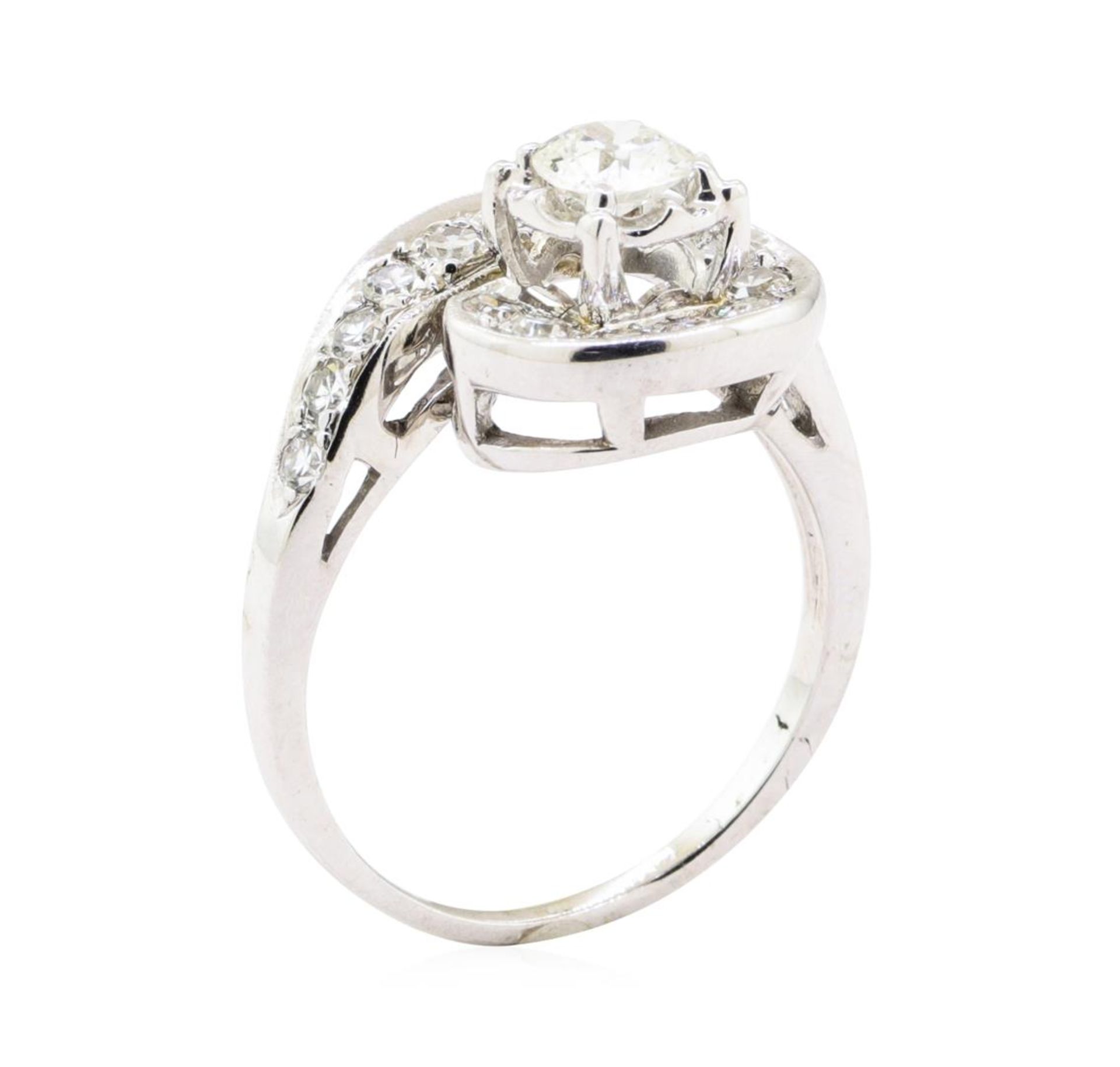 1.11 ctw Diamond Ring - 14KT White Gold - Image 4 of 5