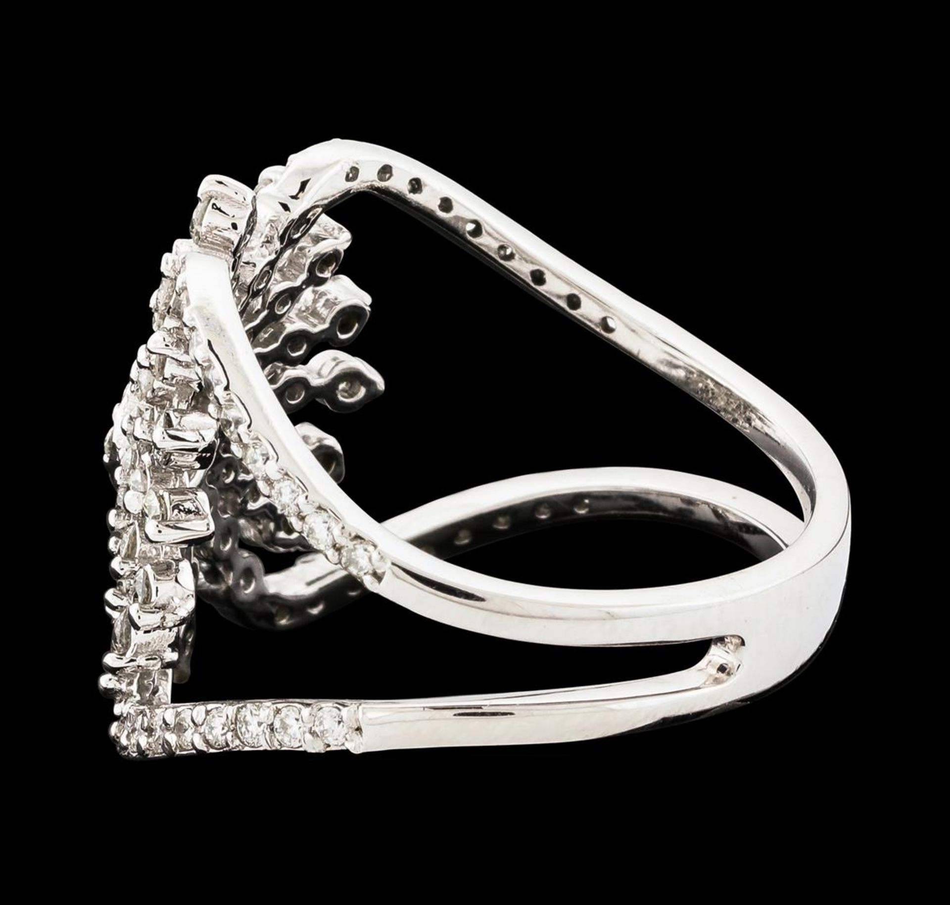 0.88ctw Diamond Ring - 14KT White Gold - Image 3 of 4