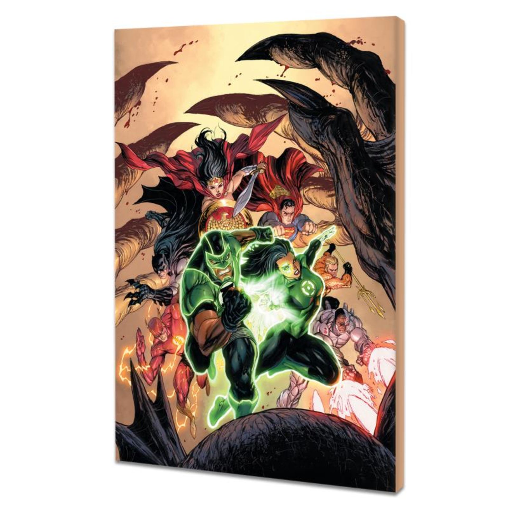 DC Comics, "Green Lanterns #15" Numbered Limited Edition Giclee on Canvas by Tyl - Image 3 of 3