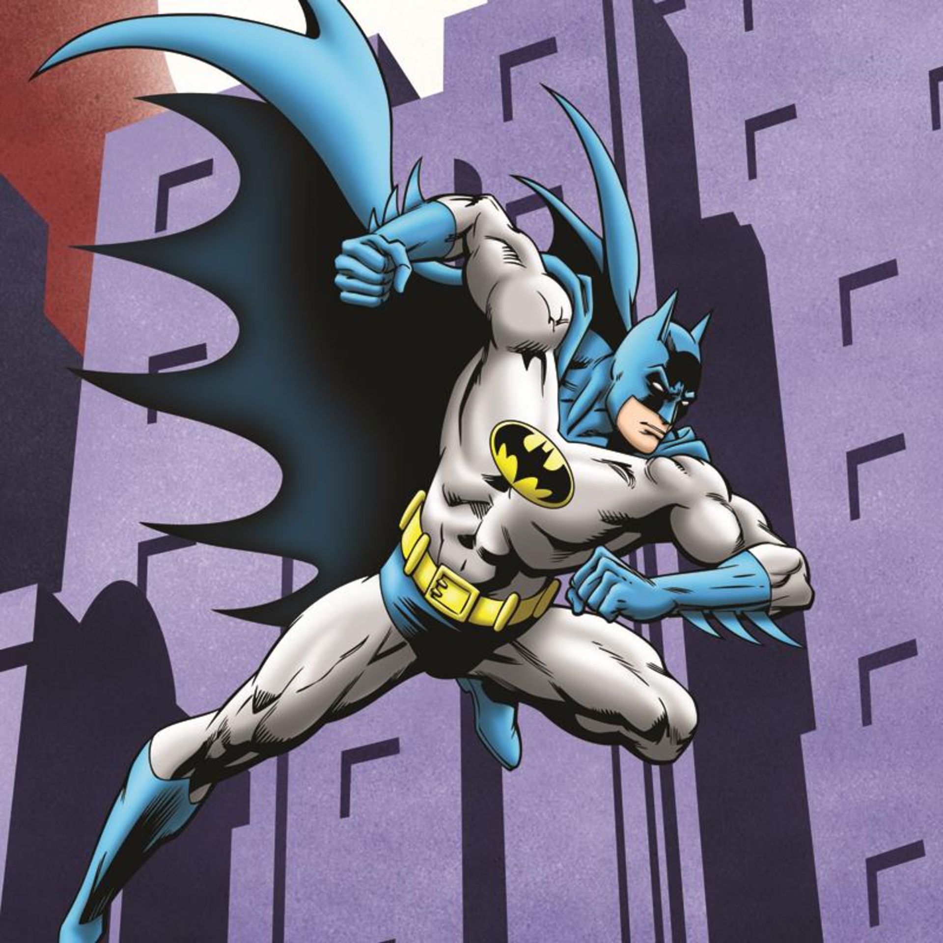 "Batman Running" Numbered Limited Edition Giclee from DC Comics with Certificate - Image 2 of 2