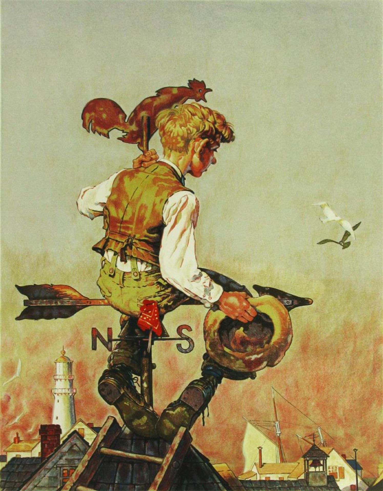 Under Sail by Norman Rockwell 92/200