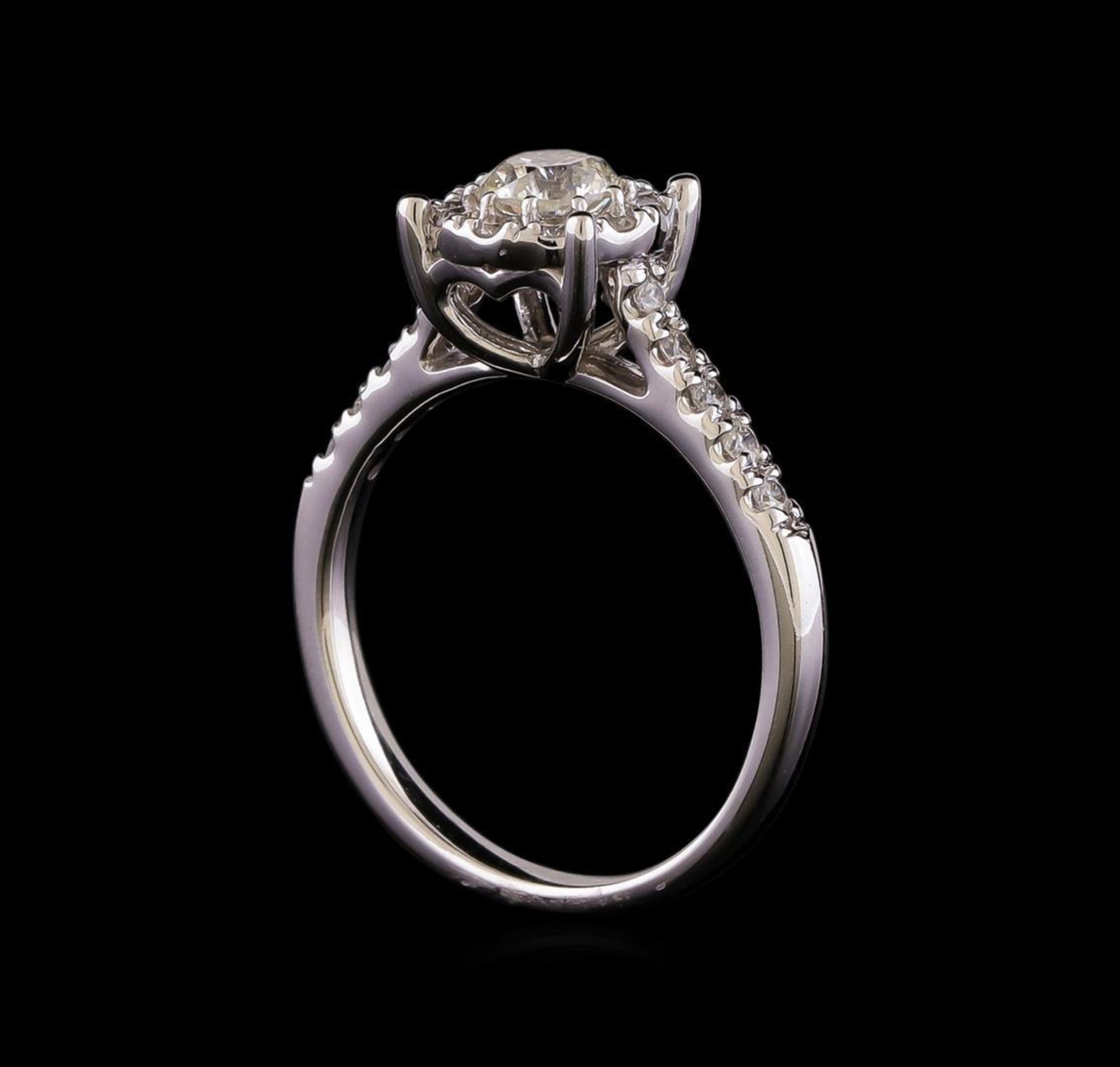 0.85 ctw Diamond Ring - 14KT White Gold - Image 4 of 5