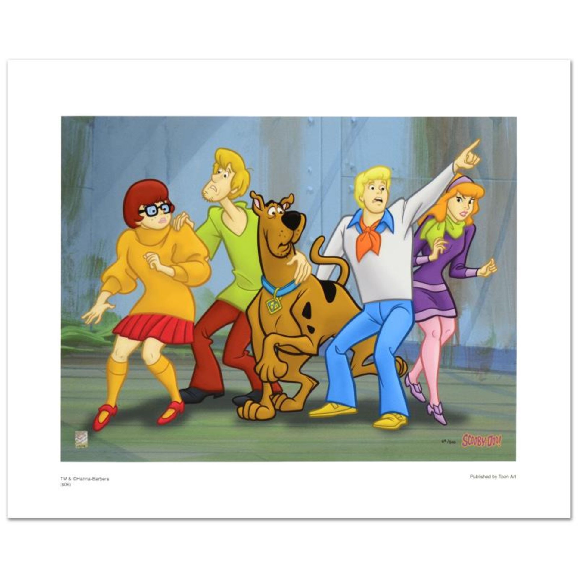 "Scooby & the Gang" Limited Edition Giclee from Hanna-Barbera, Numbered with Hol