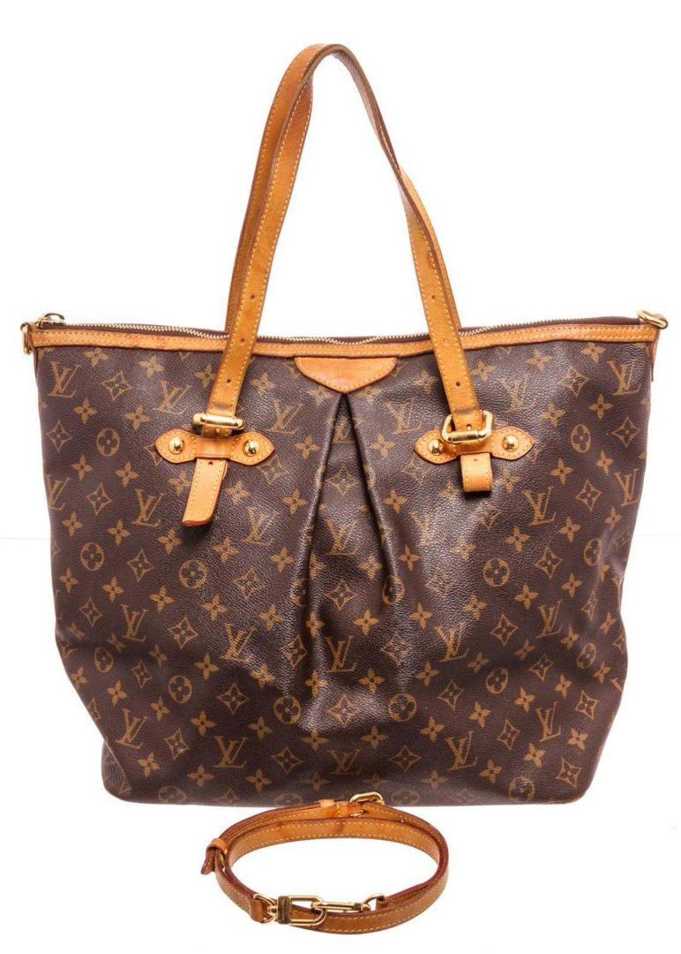 Louis Vuitton Brown Palermo GM Tote Bag