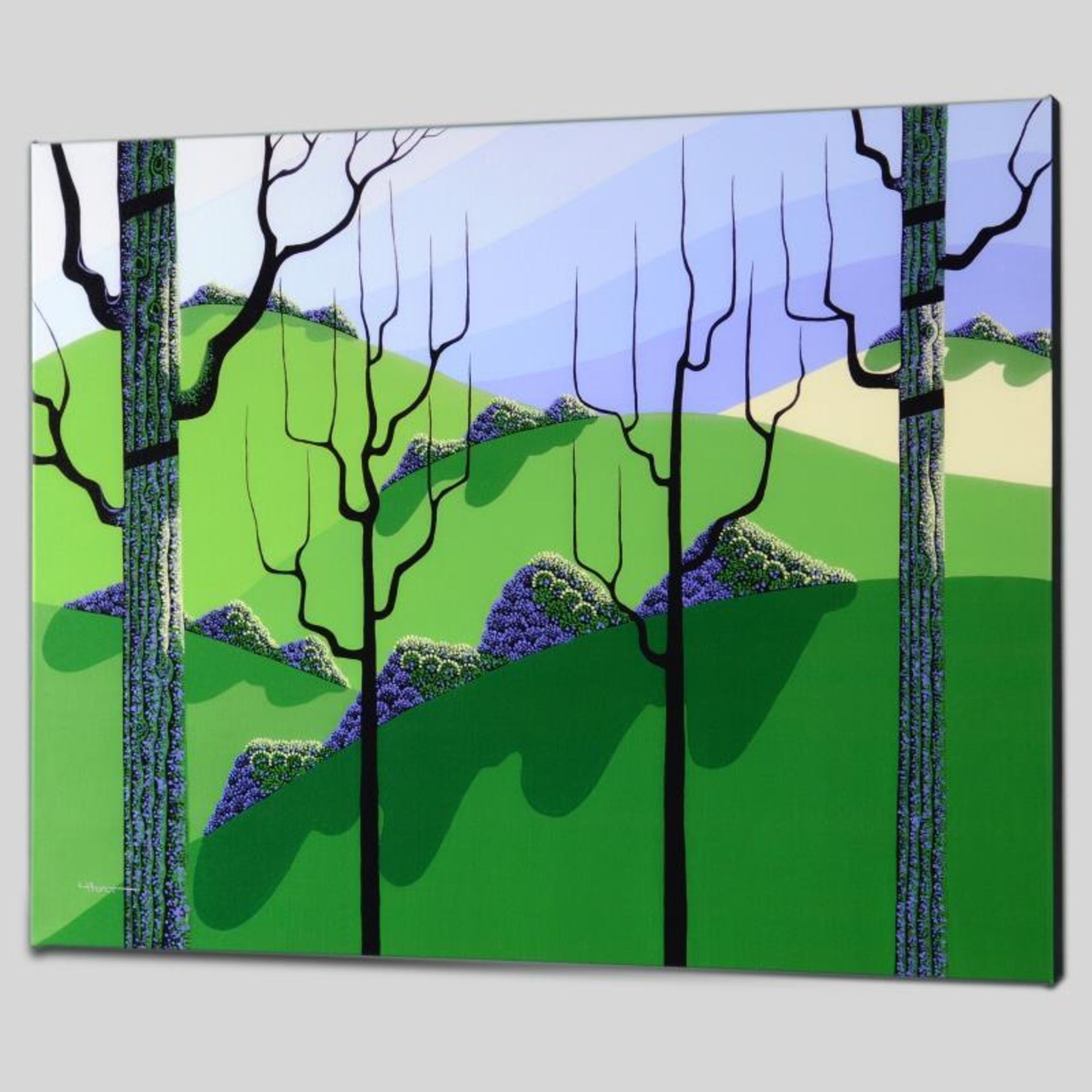 "Over Hills" Limited Edition Giclee on Canvas by Larissa Holt, Numbered and Sign - Image 2 of 2