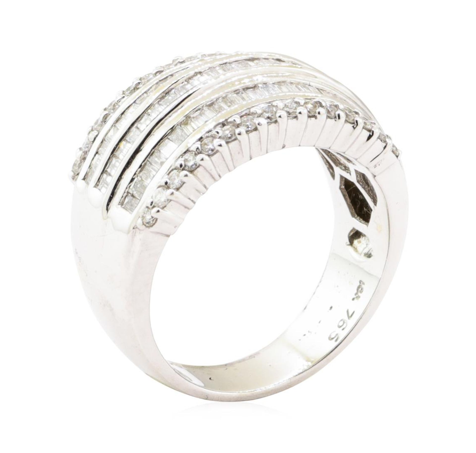 1.34 ctw Diamond Ring - 18KT White Gold - Image 4 of 4