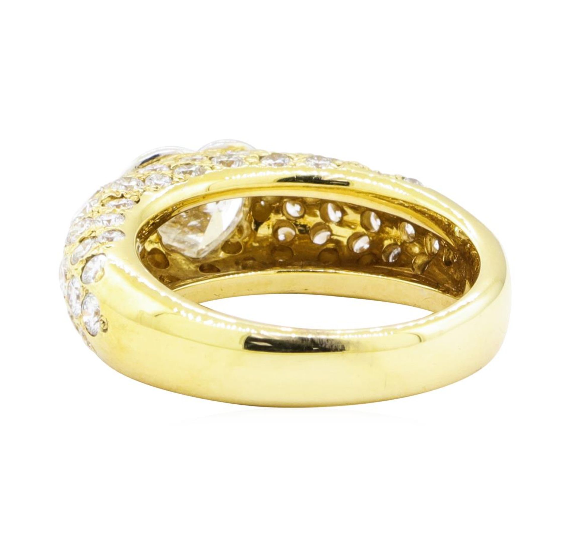 2.10 ctw Diamond Ring - Platinum and 18KT Yellow Gold - Image 3 of 5