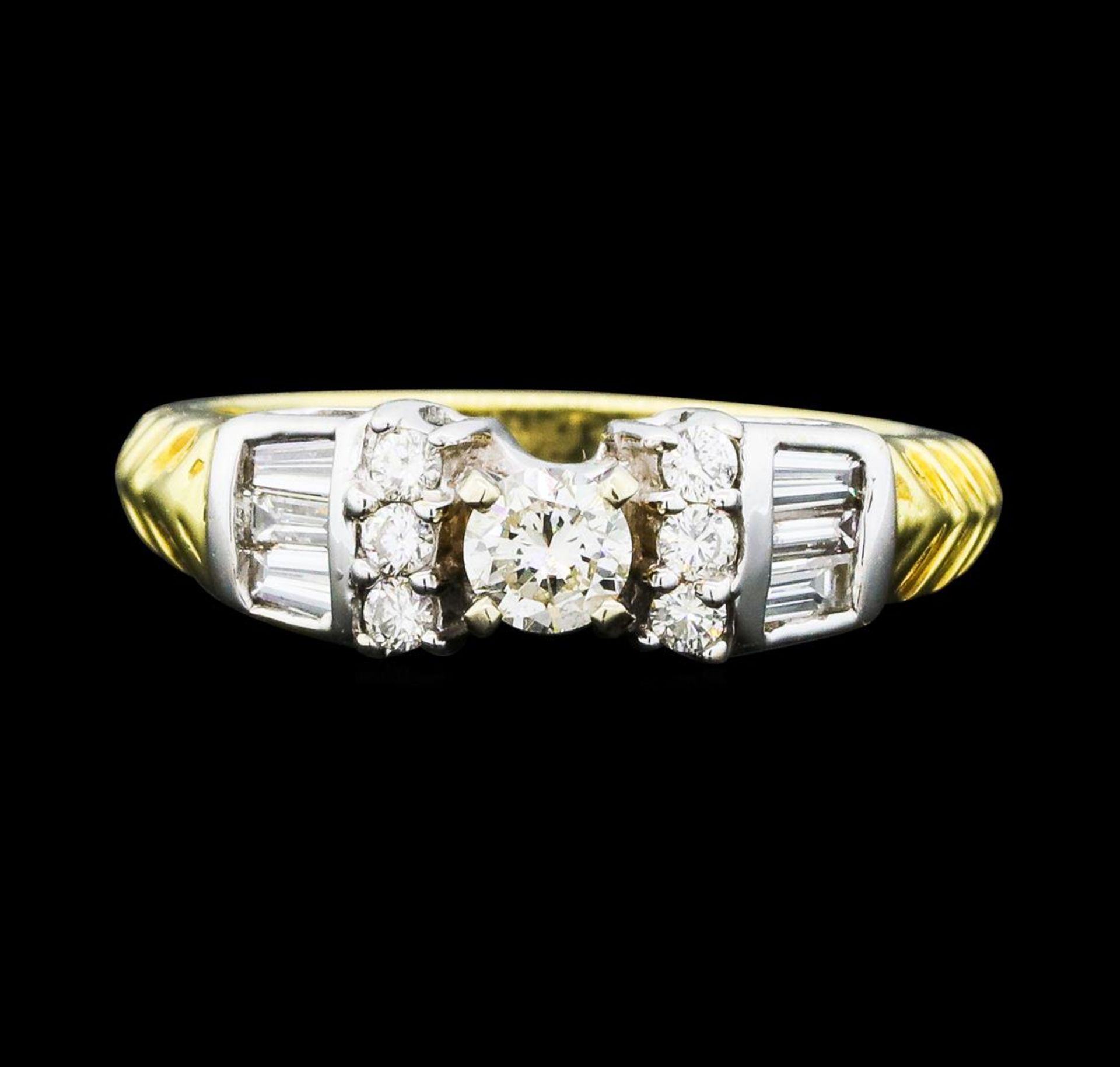 0.64 ctw Diamond Ring - 14KT Yellow And White Gold - Image 2 of 5