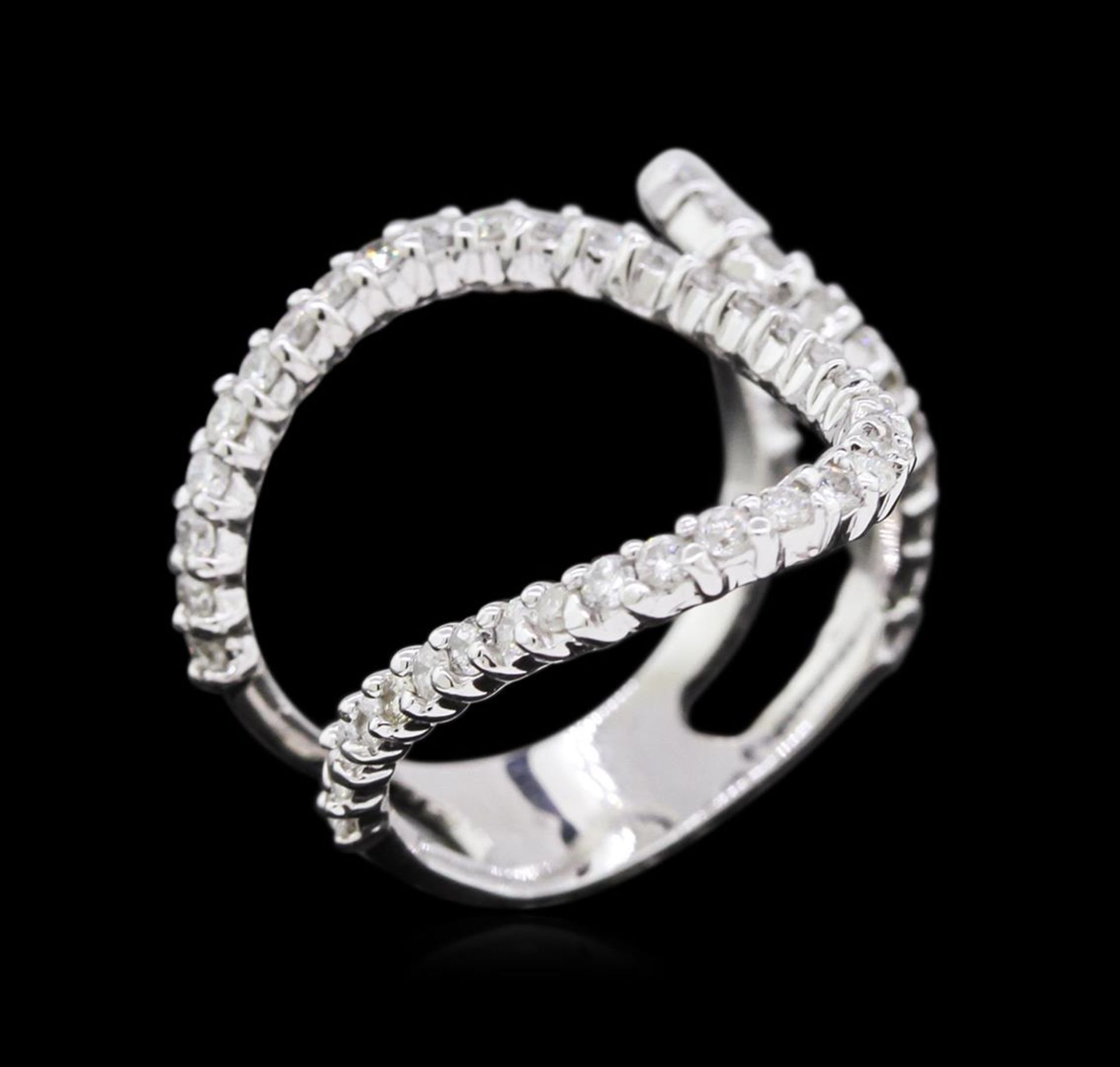 0.90ctw Diamond Ring - 14KT White Gold - Image 3 of 3