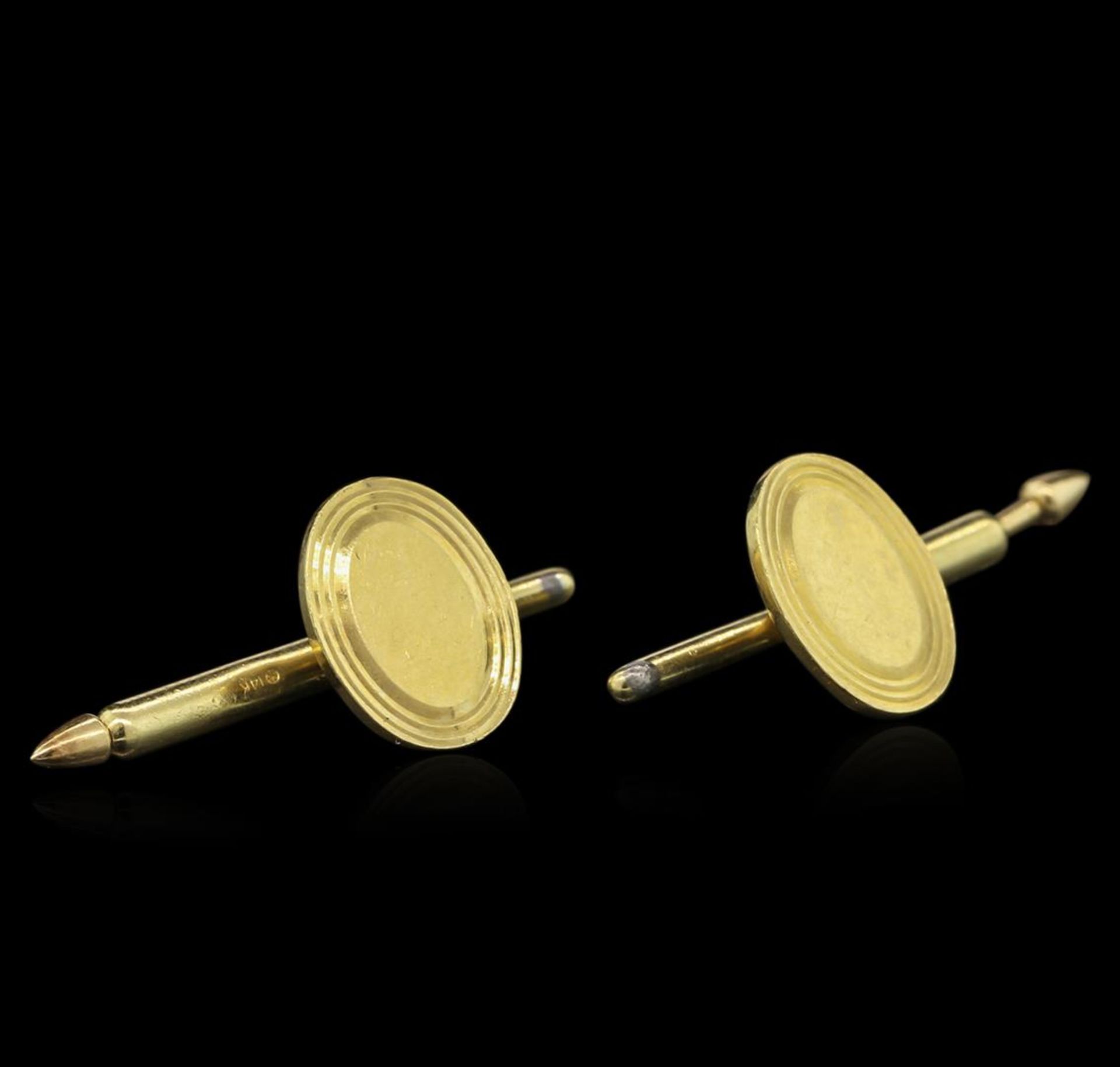 14KT Yellow Gold Shirt Studs - Image 2 of 3