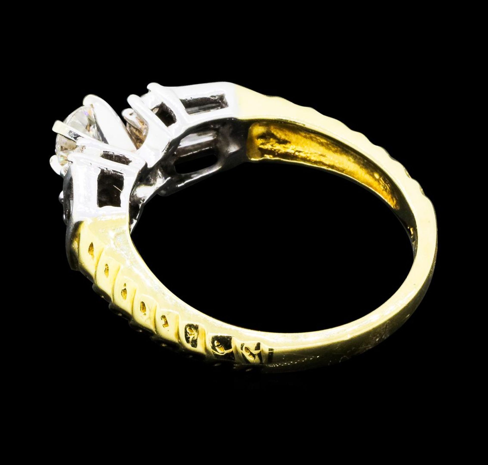 0.64 ctw Diamond Ring - 14KT Yellow And White Gold - Image 3 of 5