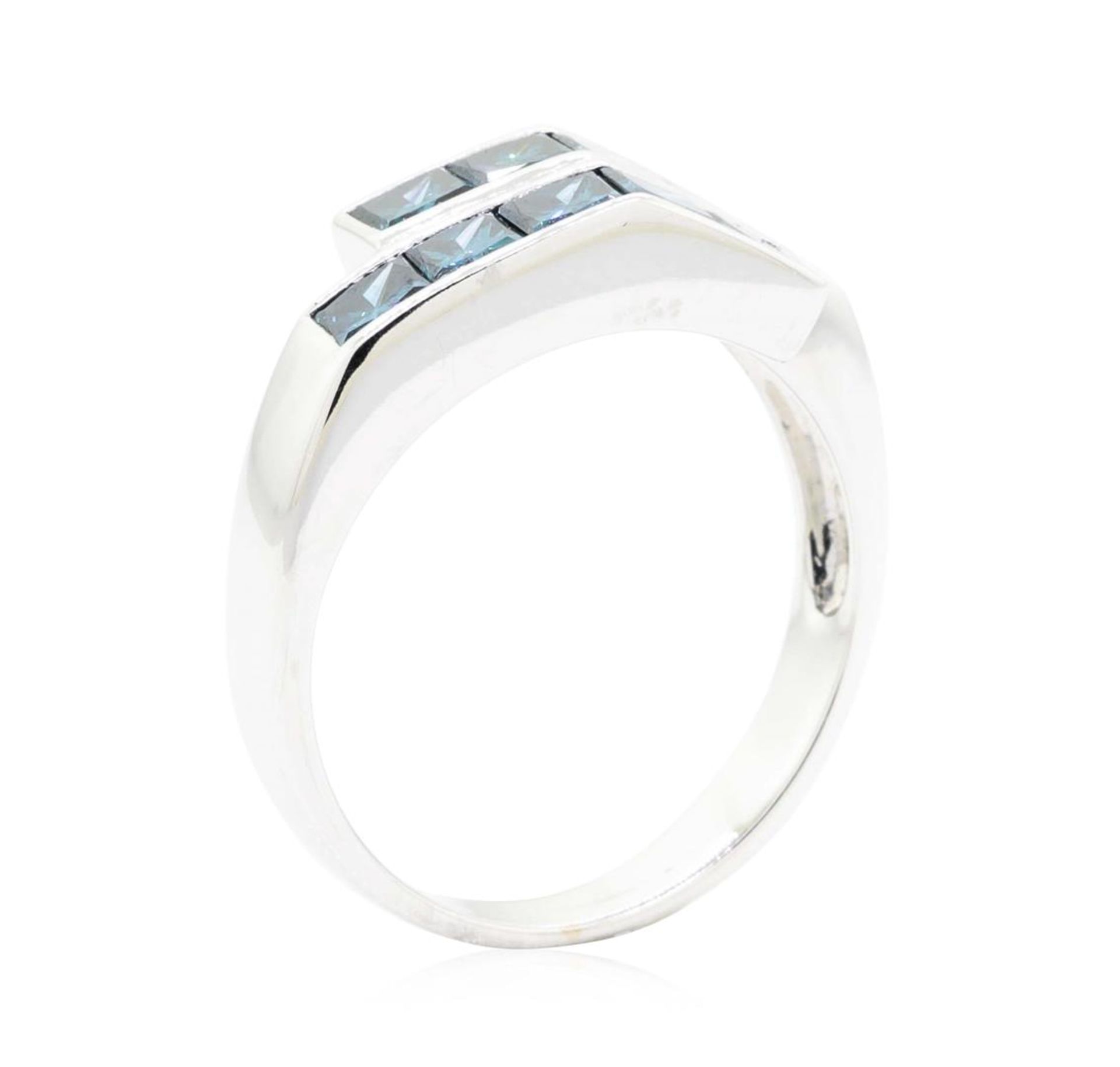 1.58 ctw Princess Cut Diamond Ring - 14KT White Gold - Image 4 of 5