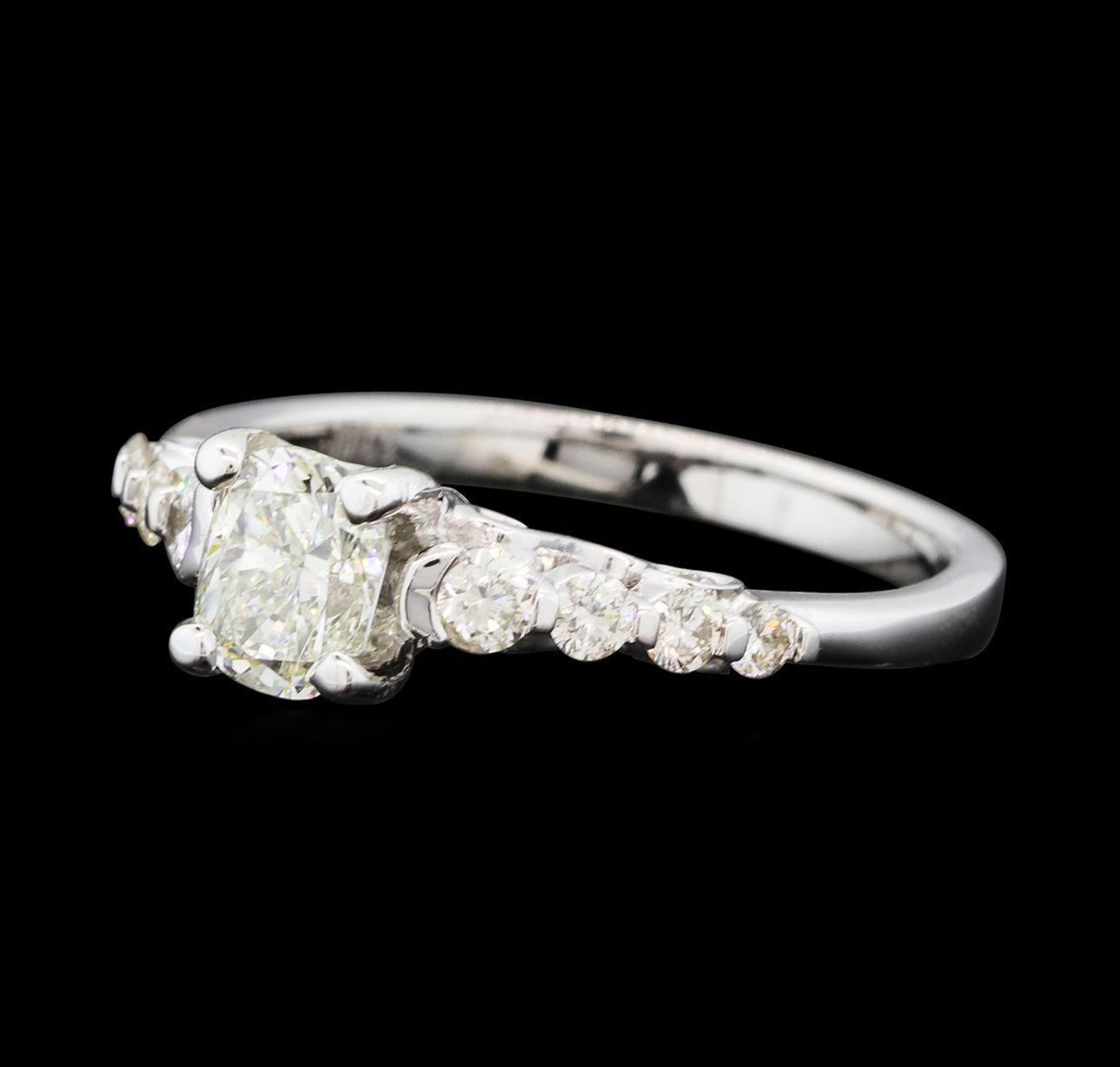 1.12 ctw Diamond Ring - 14KT White Gold