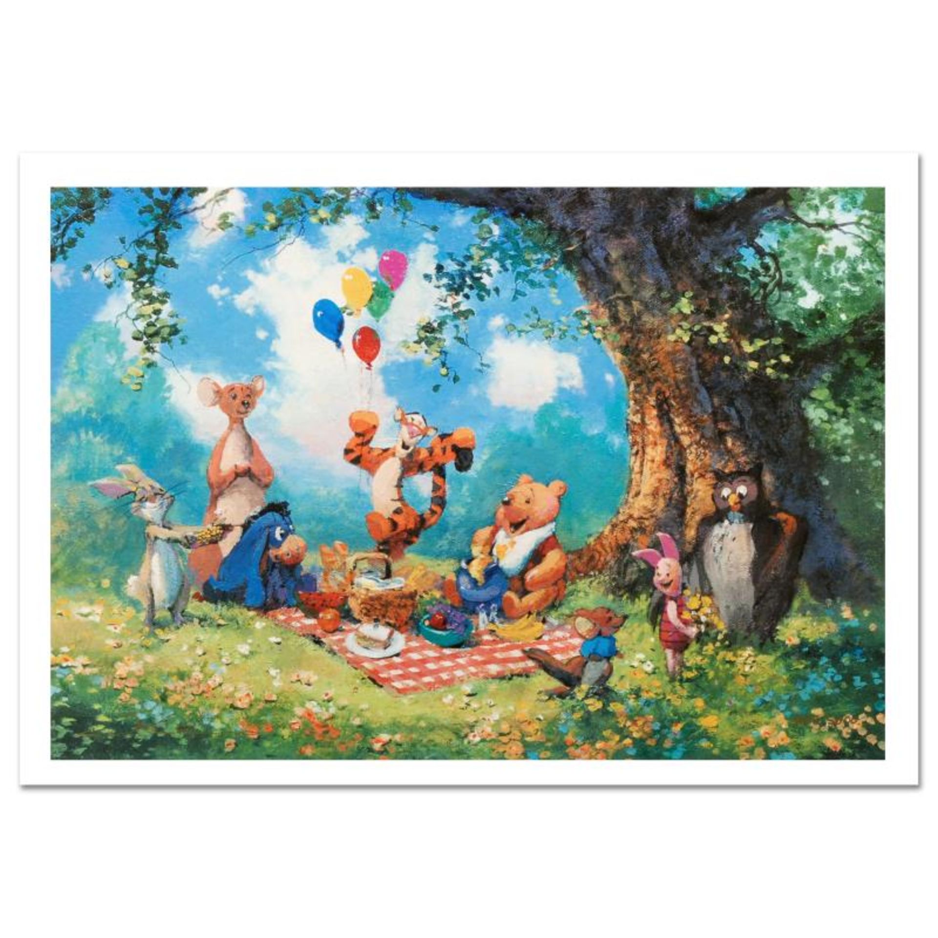 "Splendiferous Picnic" Limited Edition Lithograph by James Coleman, Numbered and