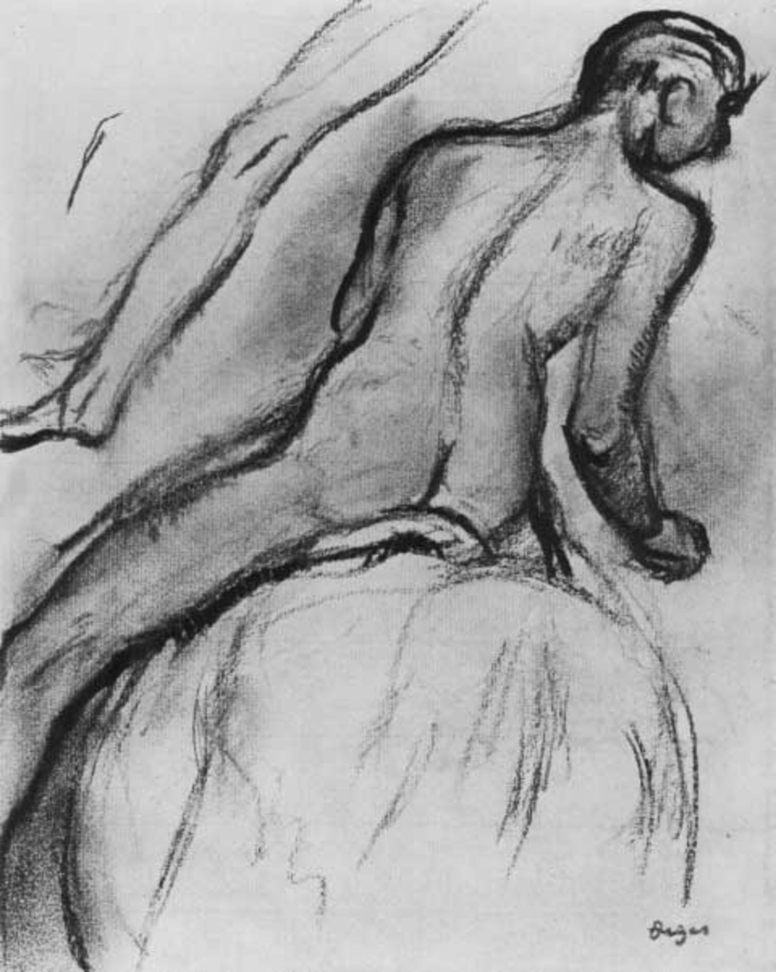 Edgar Degas - Nude Rider
