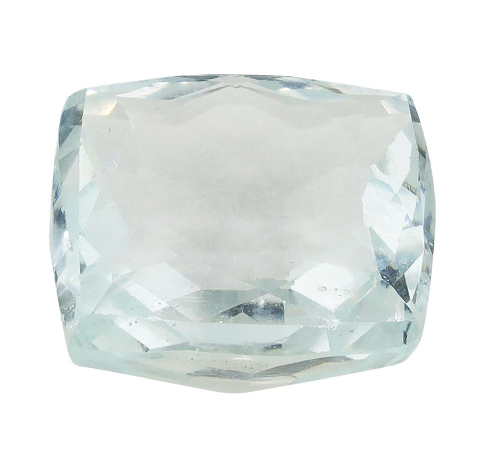 8.58ct.Natural Cushion Cut Aquamarine