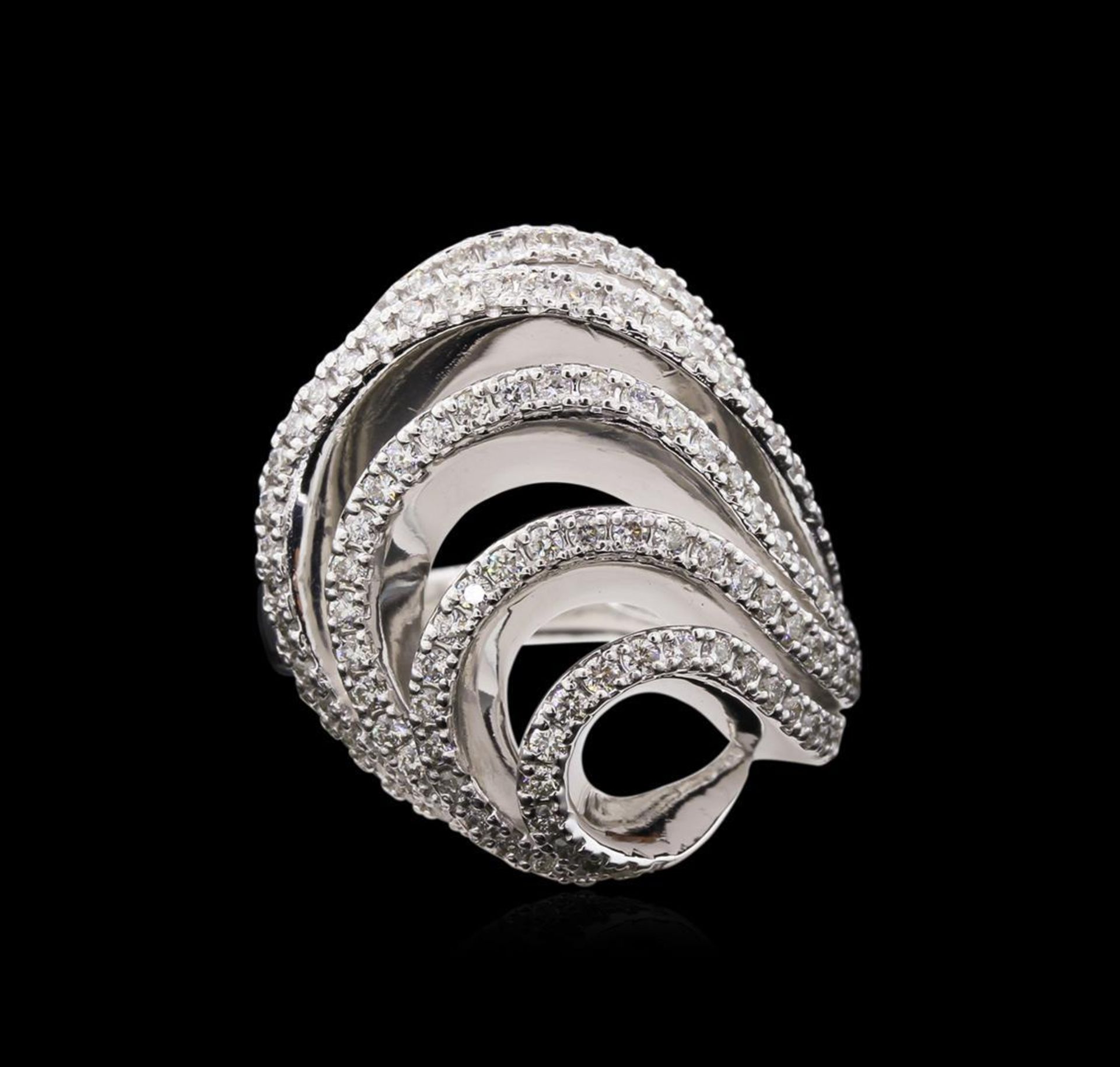 1.11 ctw Diamond Ring - 14KT White Gold - Image 2 of 3