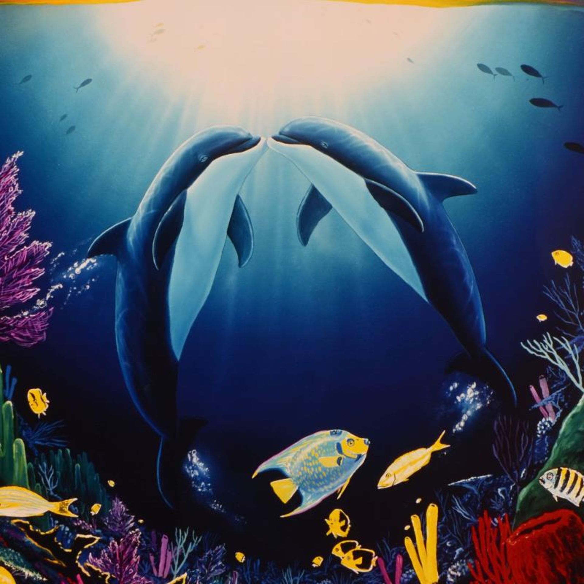 Wyland, "Paradise Found" Limited Edition Cibachrome, Numbered and Hand Signed wi - Image 2 of 3
