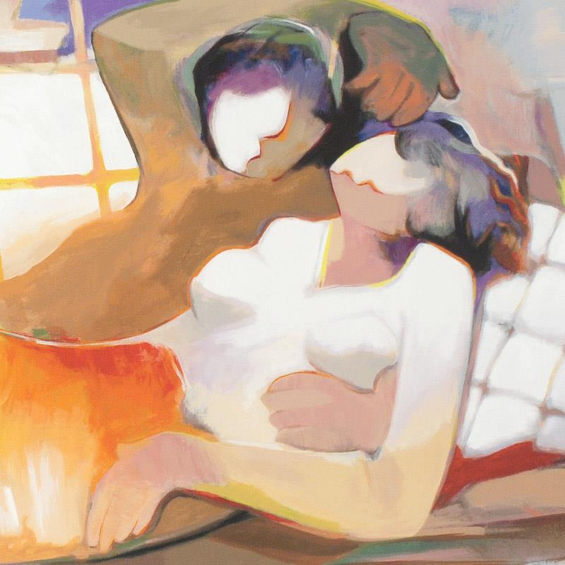 Hessam Abrishami "Daylight Dream" Limited Edition Serigraph on Canvas (48" x 24" - Image 2 of 2