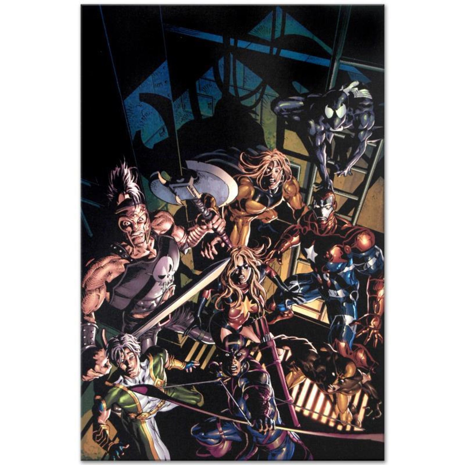 Marvel Comics "Dark Avengers #10" Numbered Limited Edition Giclee on Canvas by M